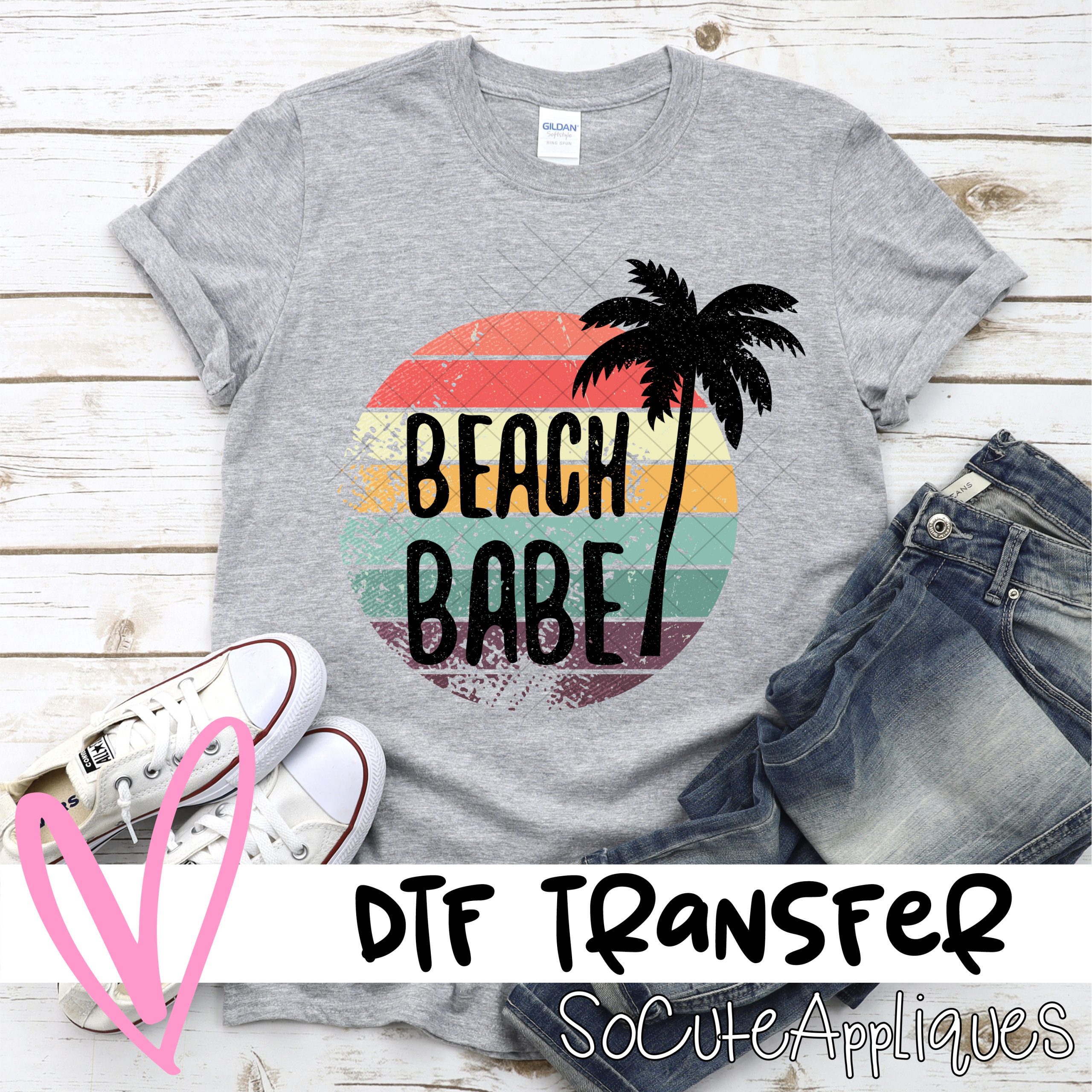 Beach Babe Dtf Transfer Socuteappliques Net