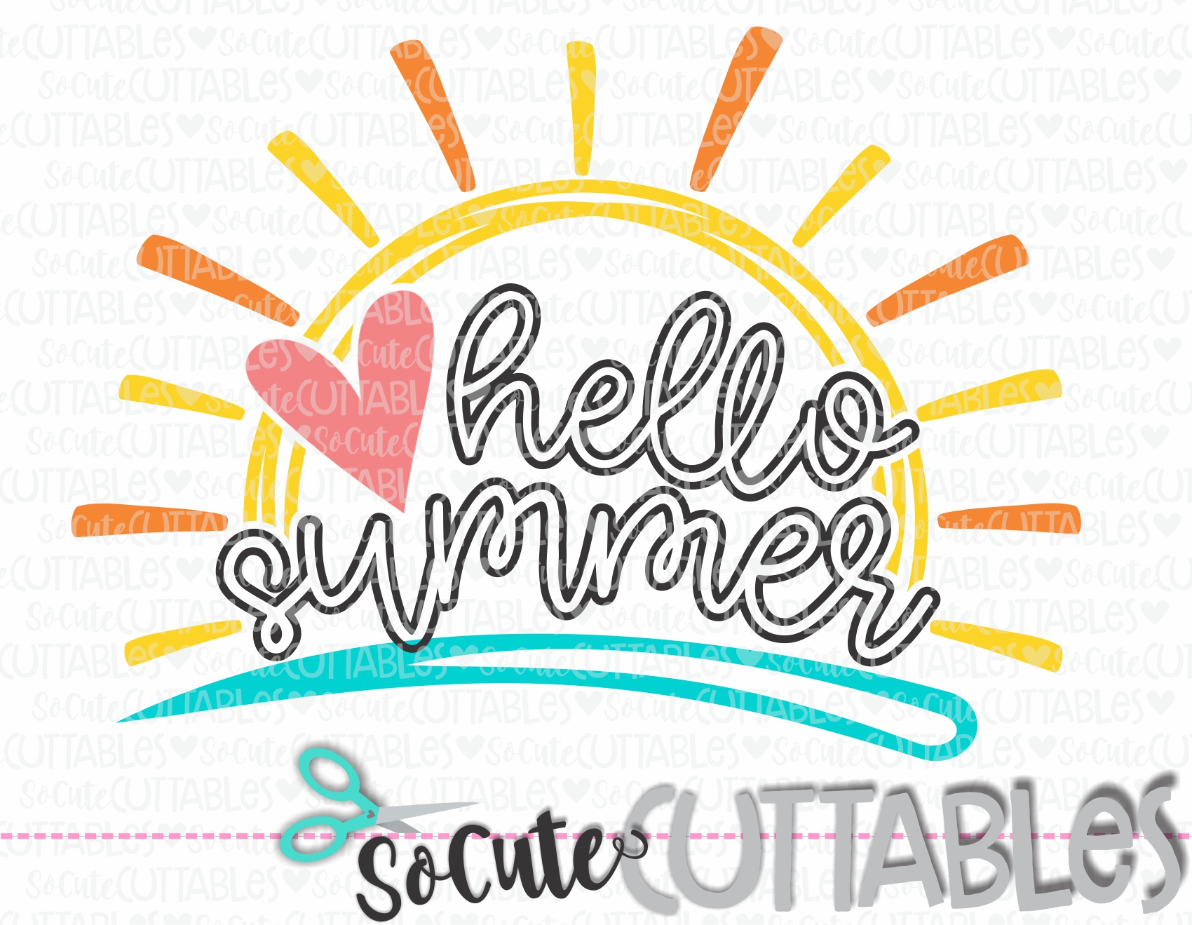 Download Hello Summer Sun 18 Scc Svg Socuteappliques Net