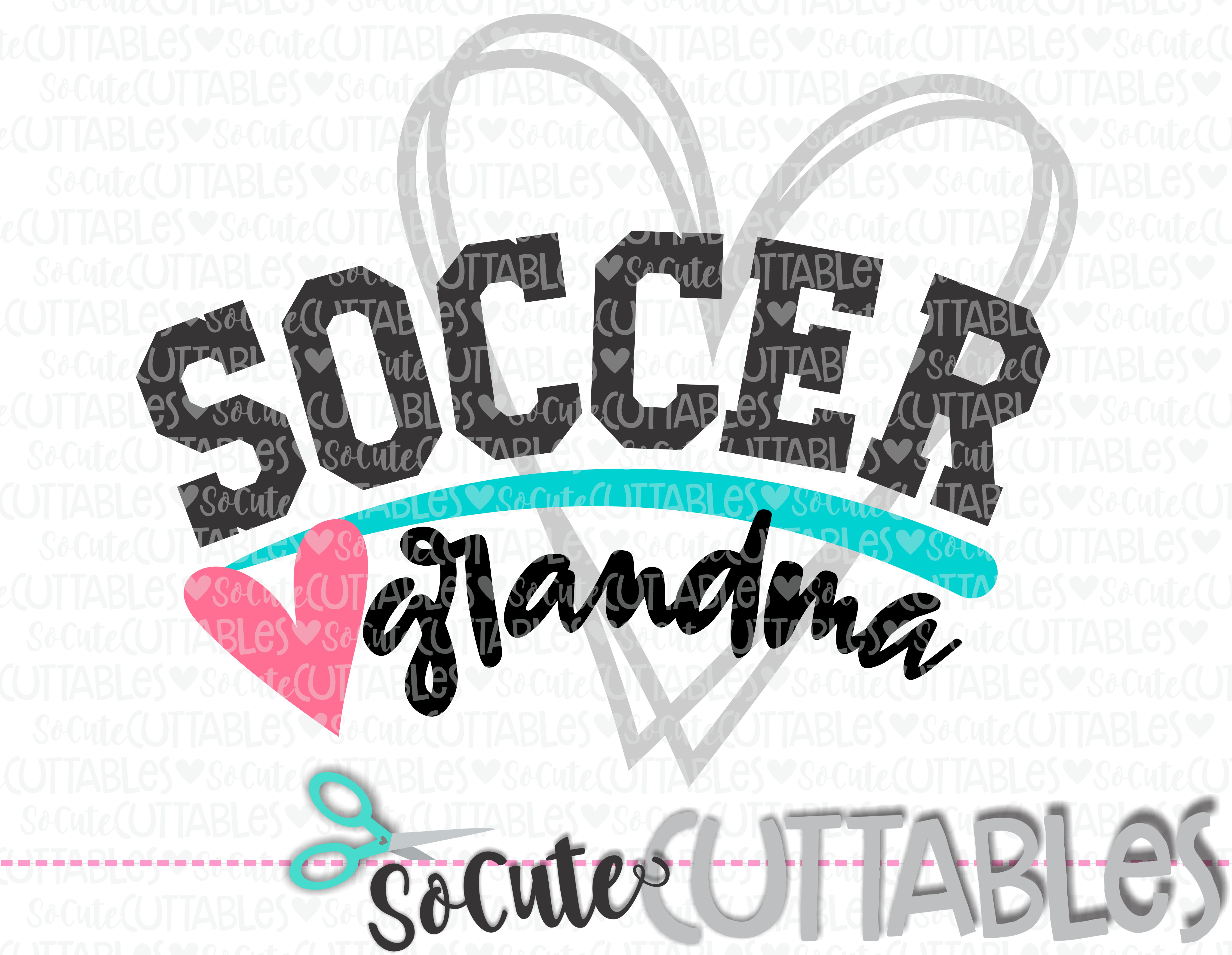 Download Soccer Grandma Heart Right 18 Scc Svg Socuteappliques Net