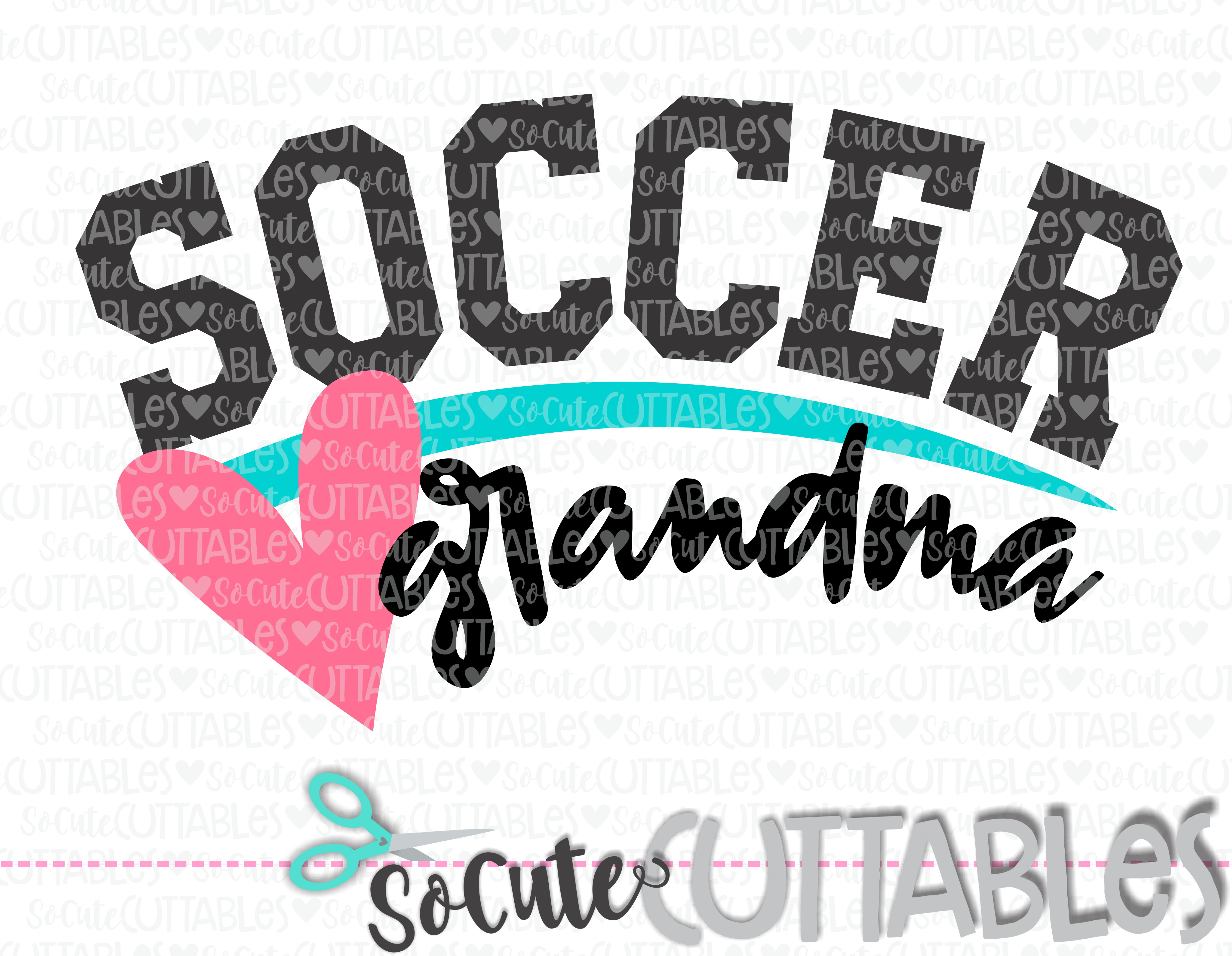 Download Soccer Grandma Words 18 Scc Svg Socuteappliques Net