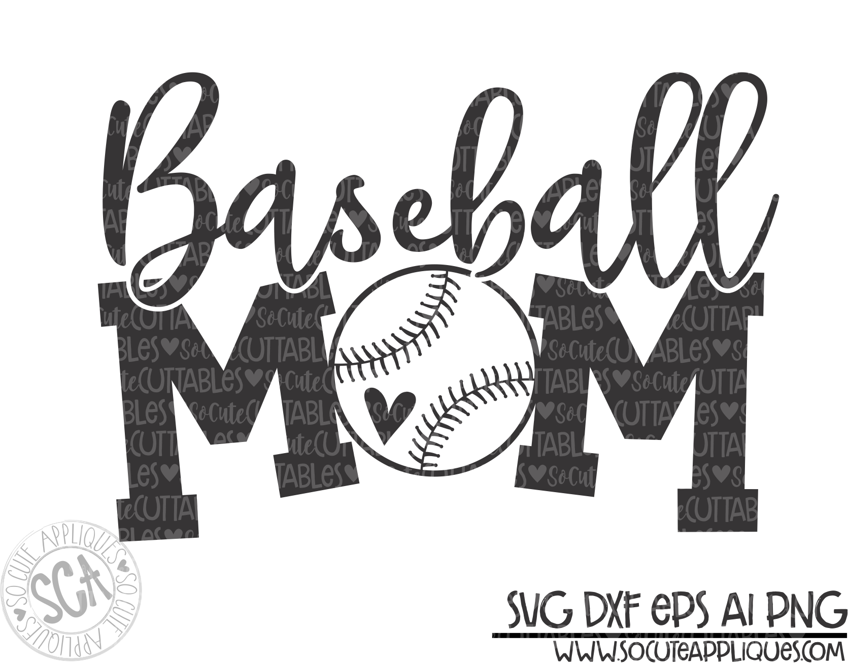 Download Baseball Mom Non 18 Svg Sca Socuteappliques Net
