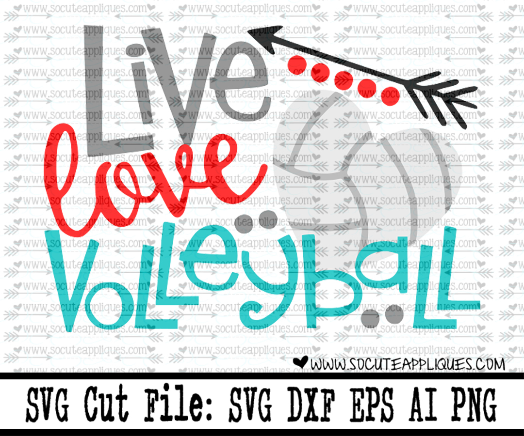Free Free 340 Live Love Volleyball Svg SVG PNG EPS DXF File