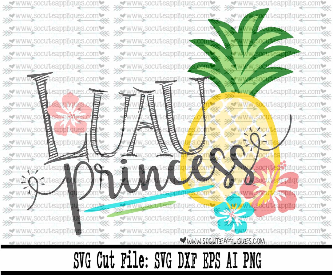 Download Luau Princess 17 Svg Sca Socuteappliques Net