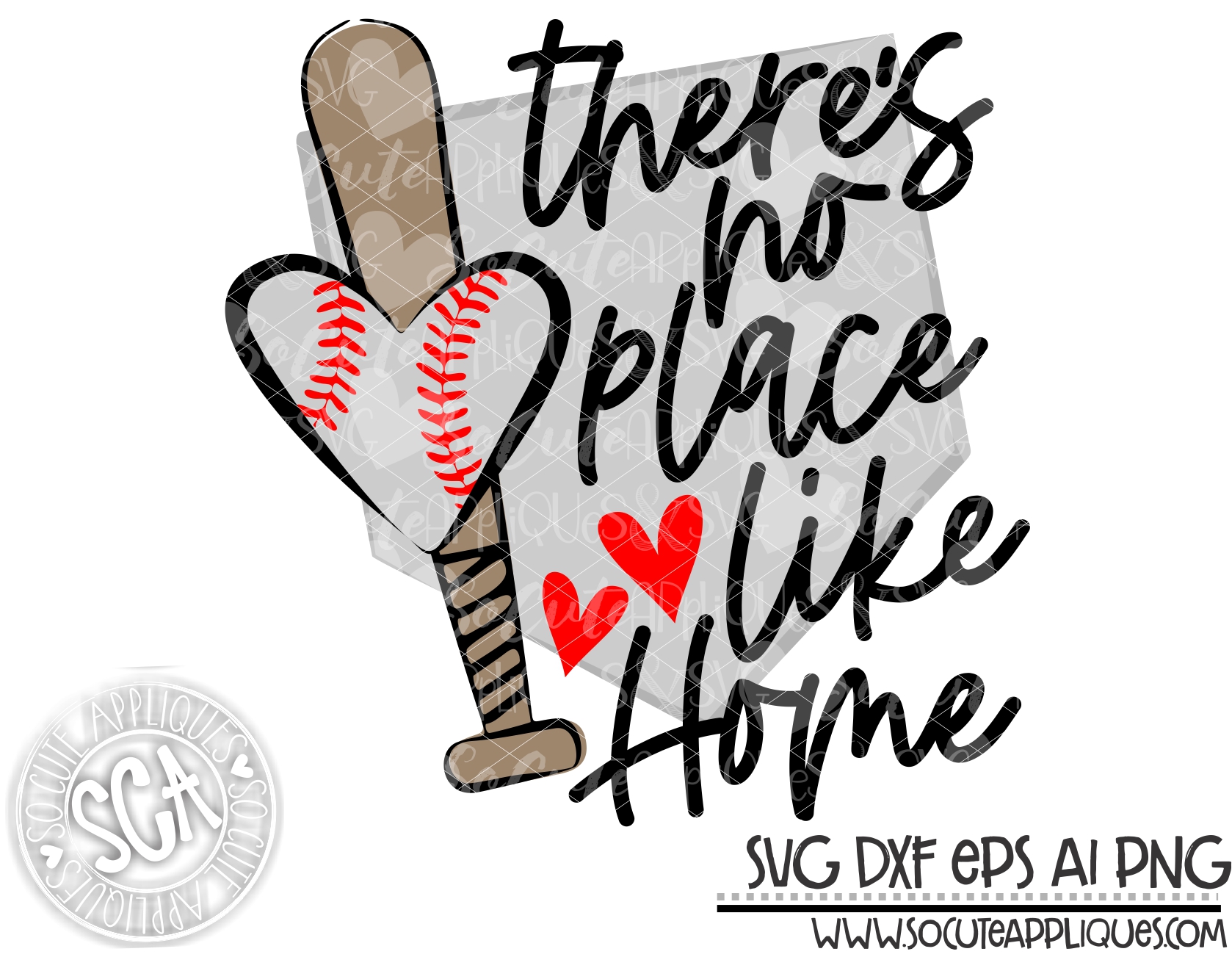 Download Theres No Place Like Home Baseball Base 19 Svg Sca Socuteappliques Net