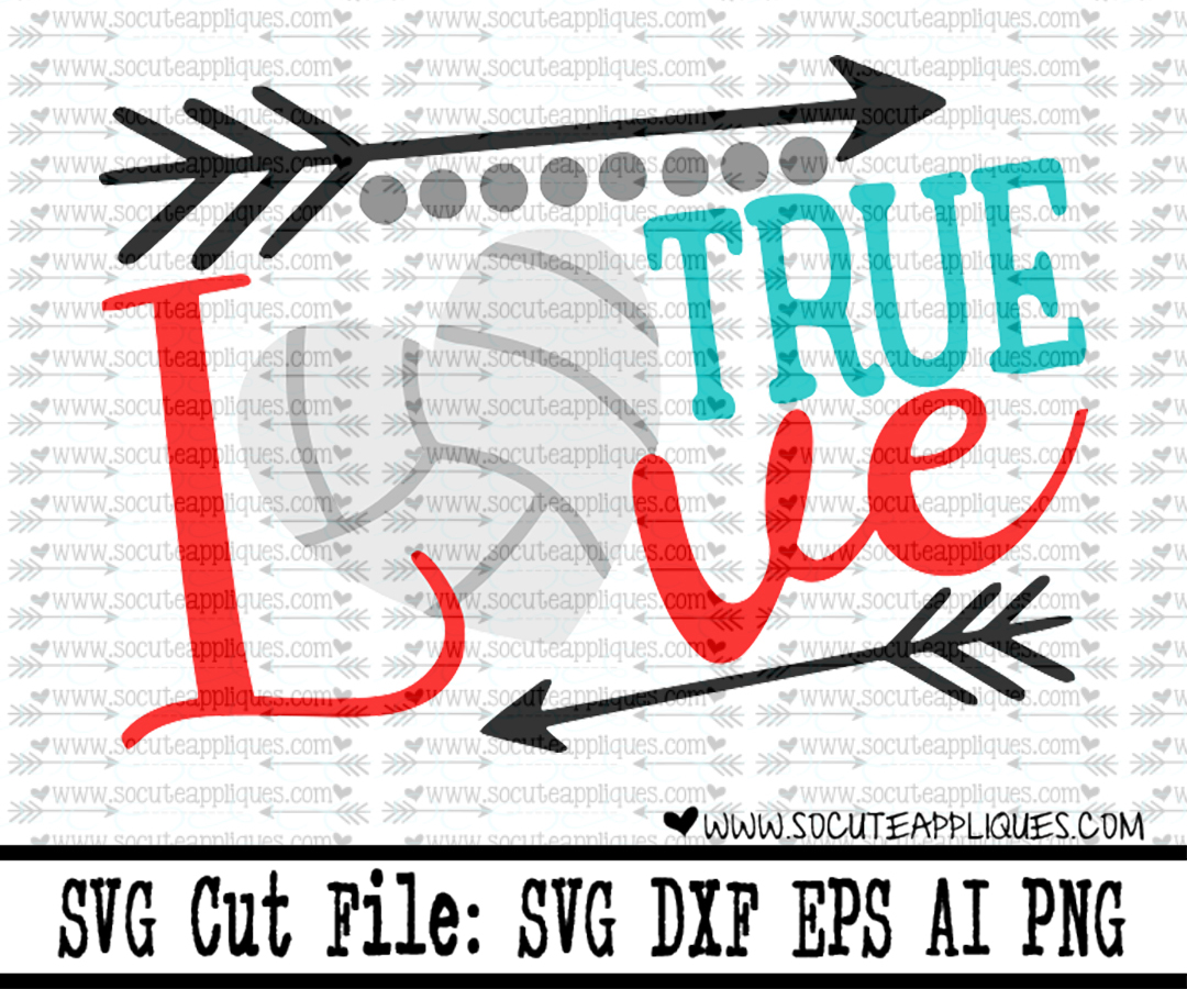 Download True Love Volleyball 16 Svg Sca Socuteappliques Net