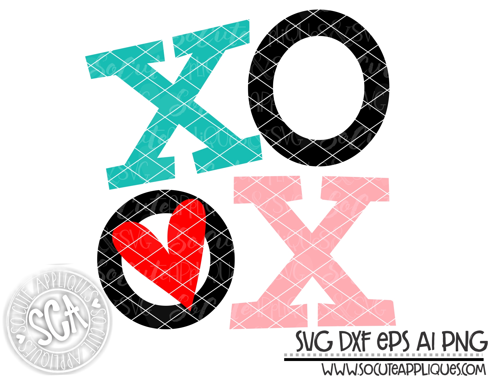 Download Xoxo 18 Svg Sca Socuteappliques Net