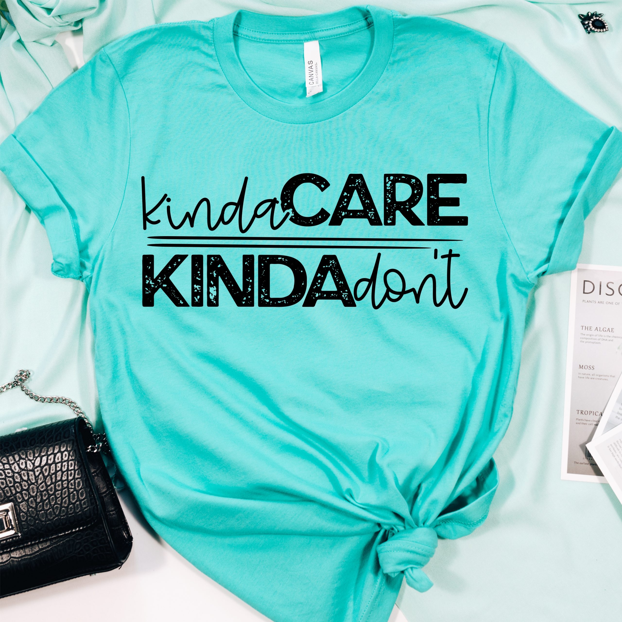 Kinda Care Kinda Dont ADULT Screen Print Soc