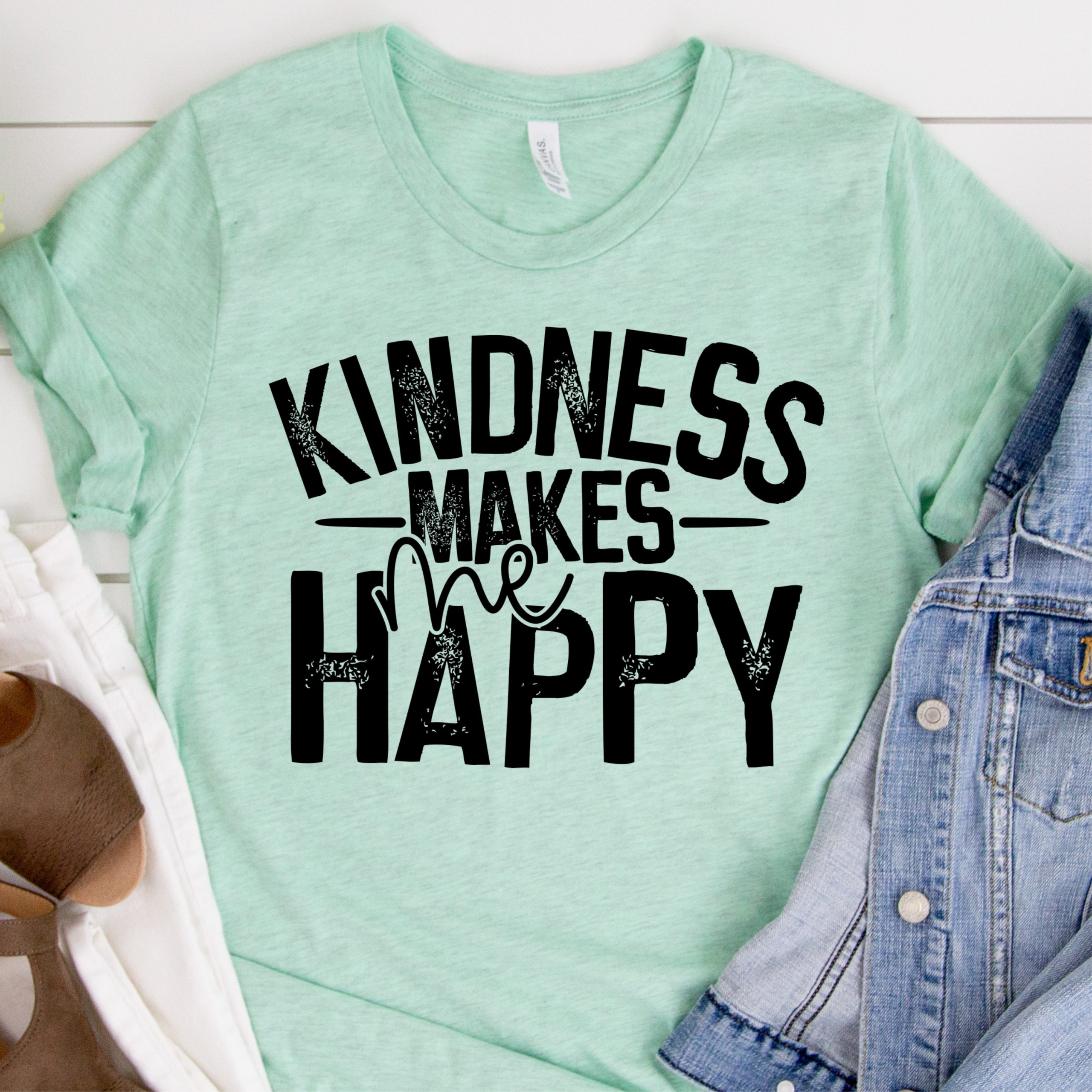 Kindness makes me happy BLACK *TRANSFER*