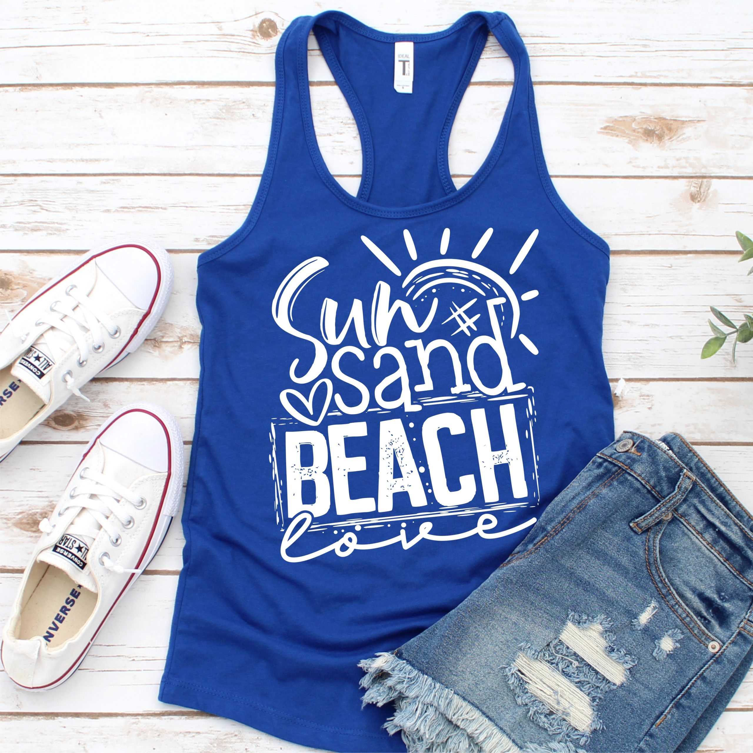 Sun sand beach love *ADULT* Screen Print – socuteappliques.net