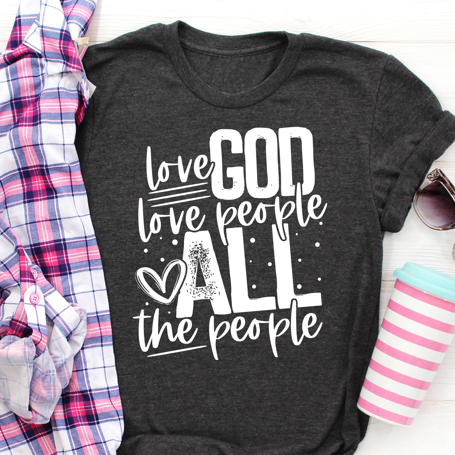 Love God love people ALL people *ADULT* Screen Print – socuteappliques.net