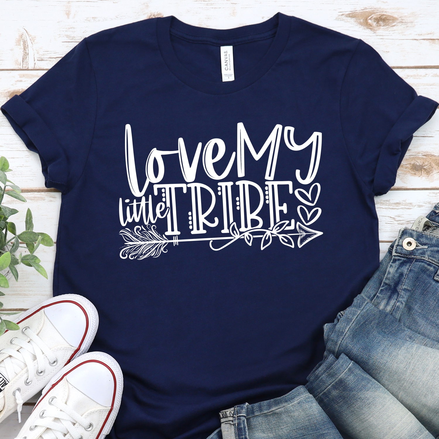 Love my little tribe *WHITE* *TRANSFER*
