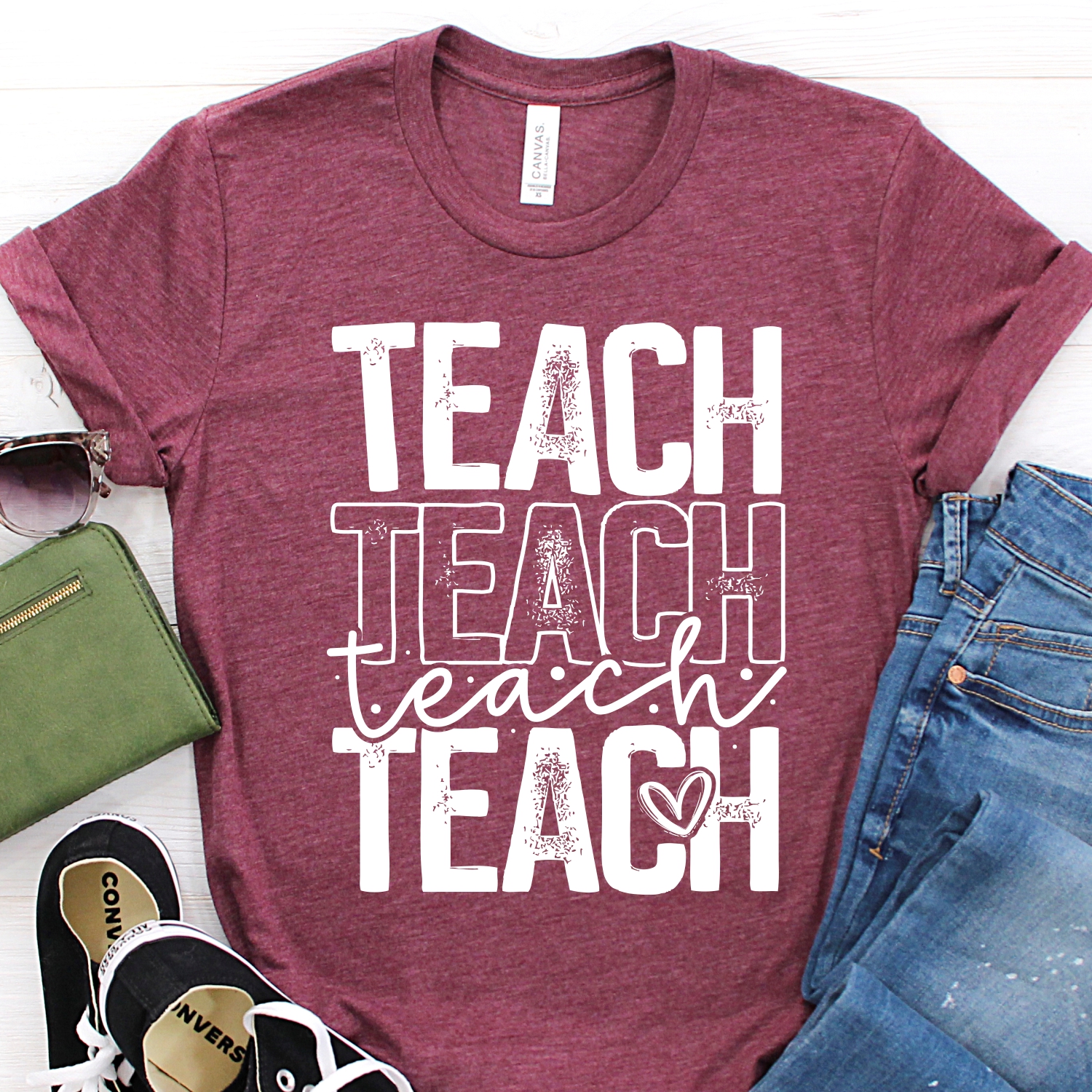 Teach Teach *ADULT* Screen Print – socuteappliques.net