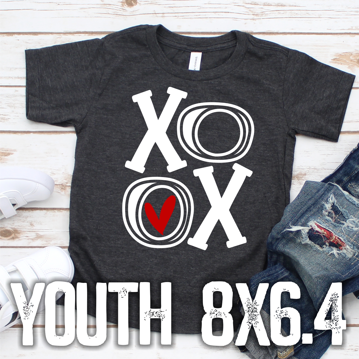 xoxo STACKED *YOUTH*  (High Heat soft Ink)