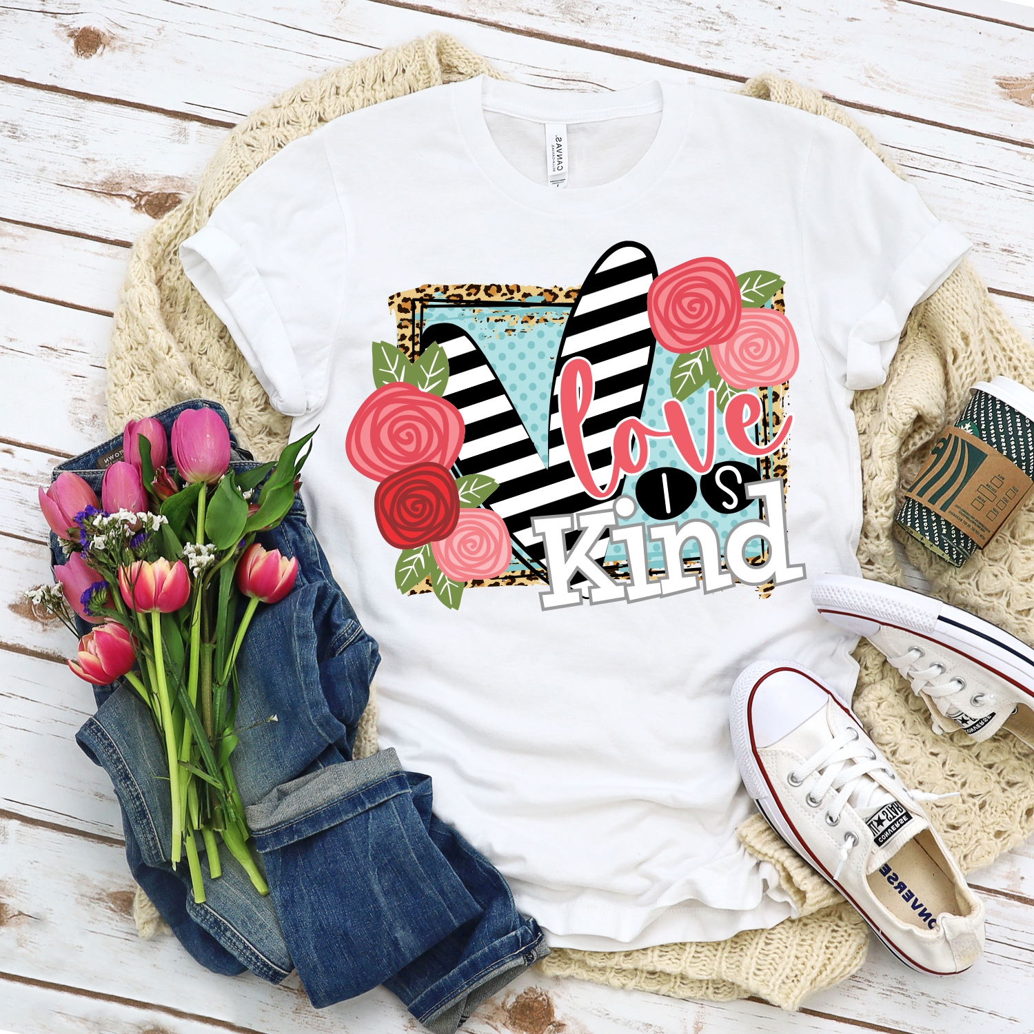 Love is Kind *TRANSFER*  (High Heat SOFT INK)