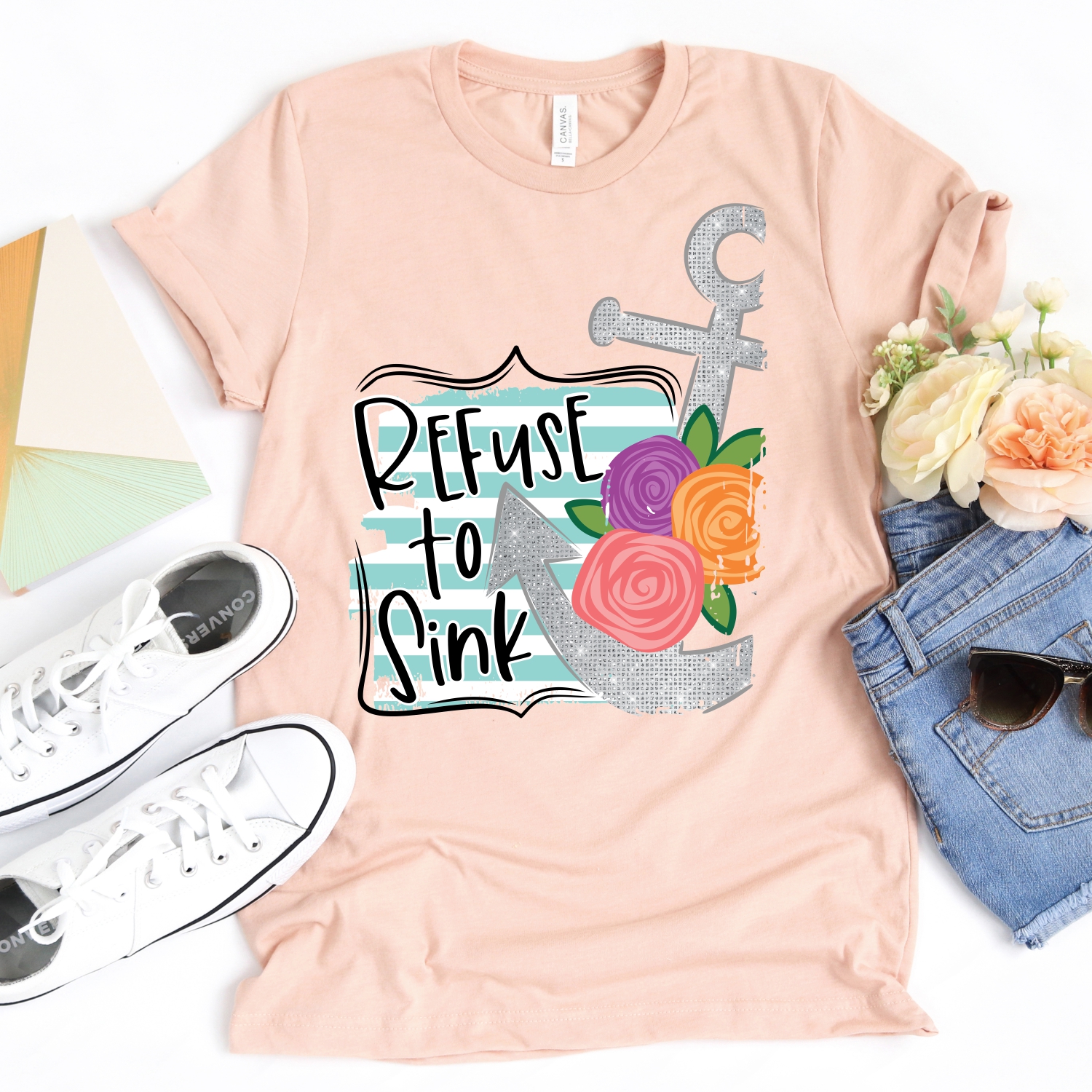 Refuse to sink ANCHOR *TRANSFER*  (High Heat Soft Ink)