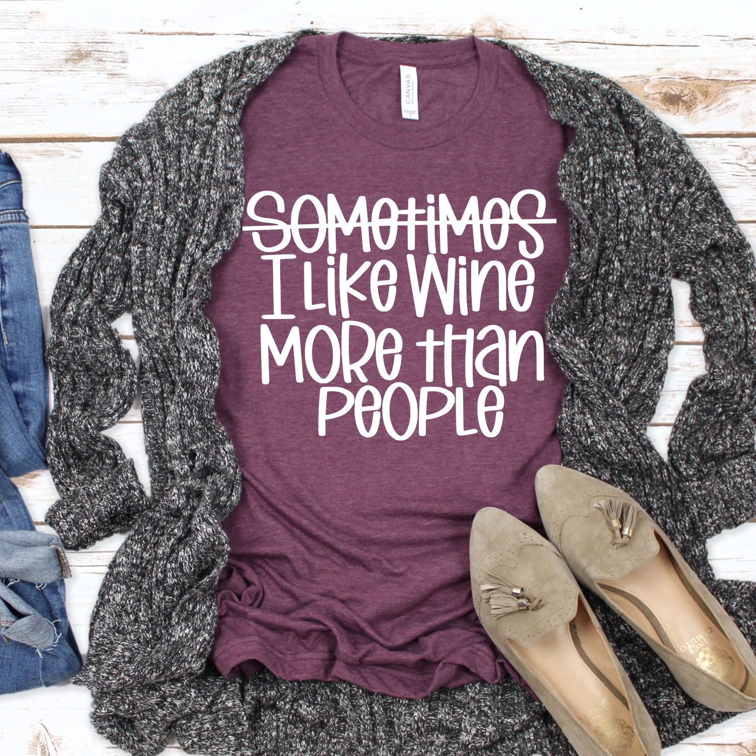Sometimes I like wine more than people *TRANSFER*