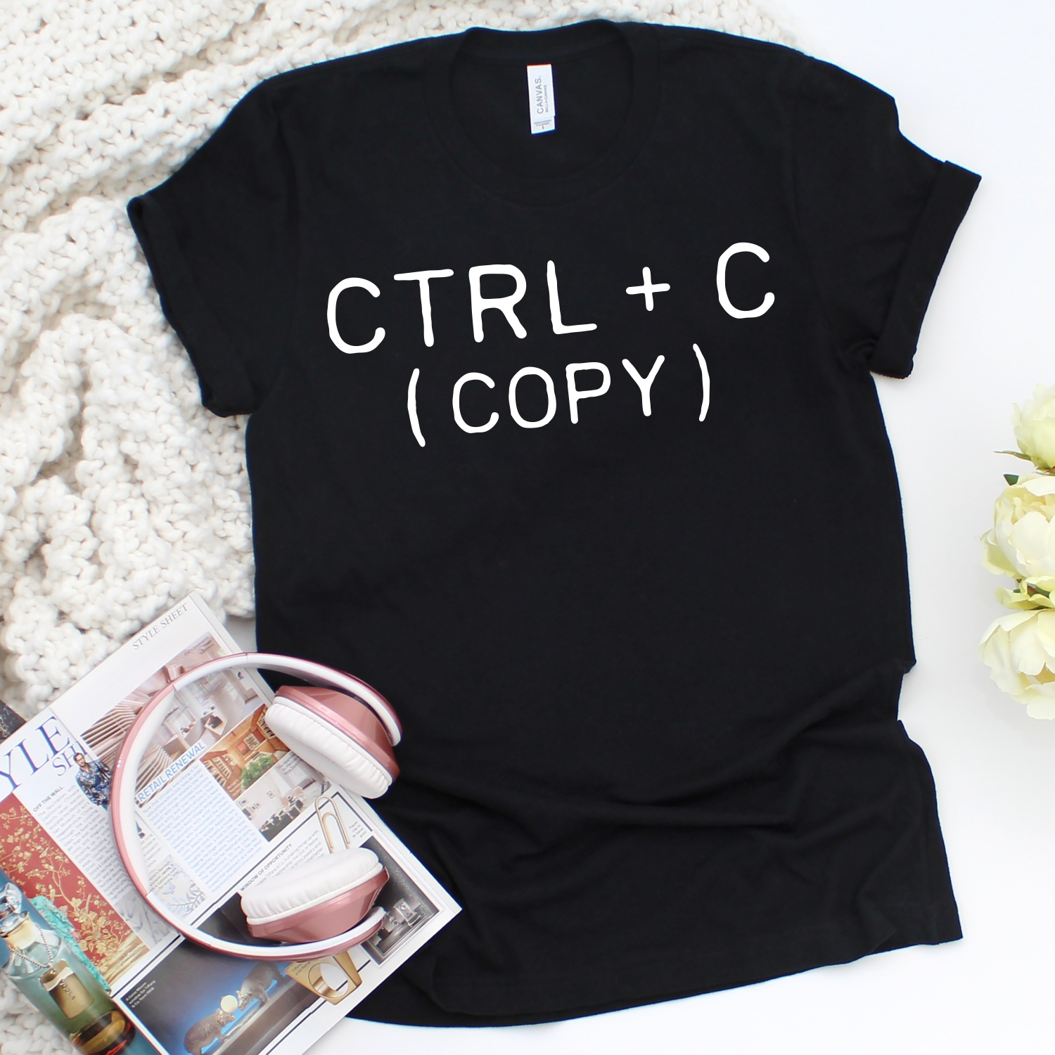 Control + C (COPY) *TRANSFER*