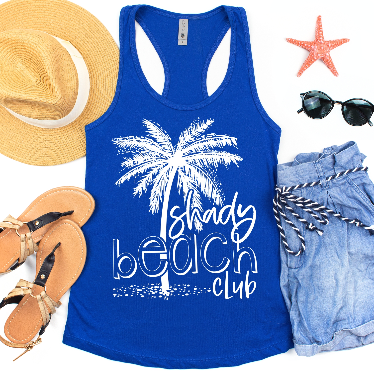 Shady beach club *ADULT* Screen Print – socuteappliques.net