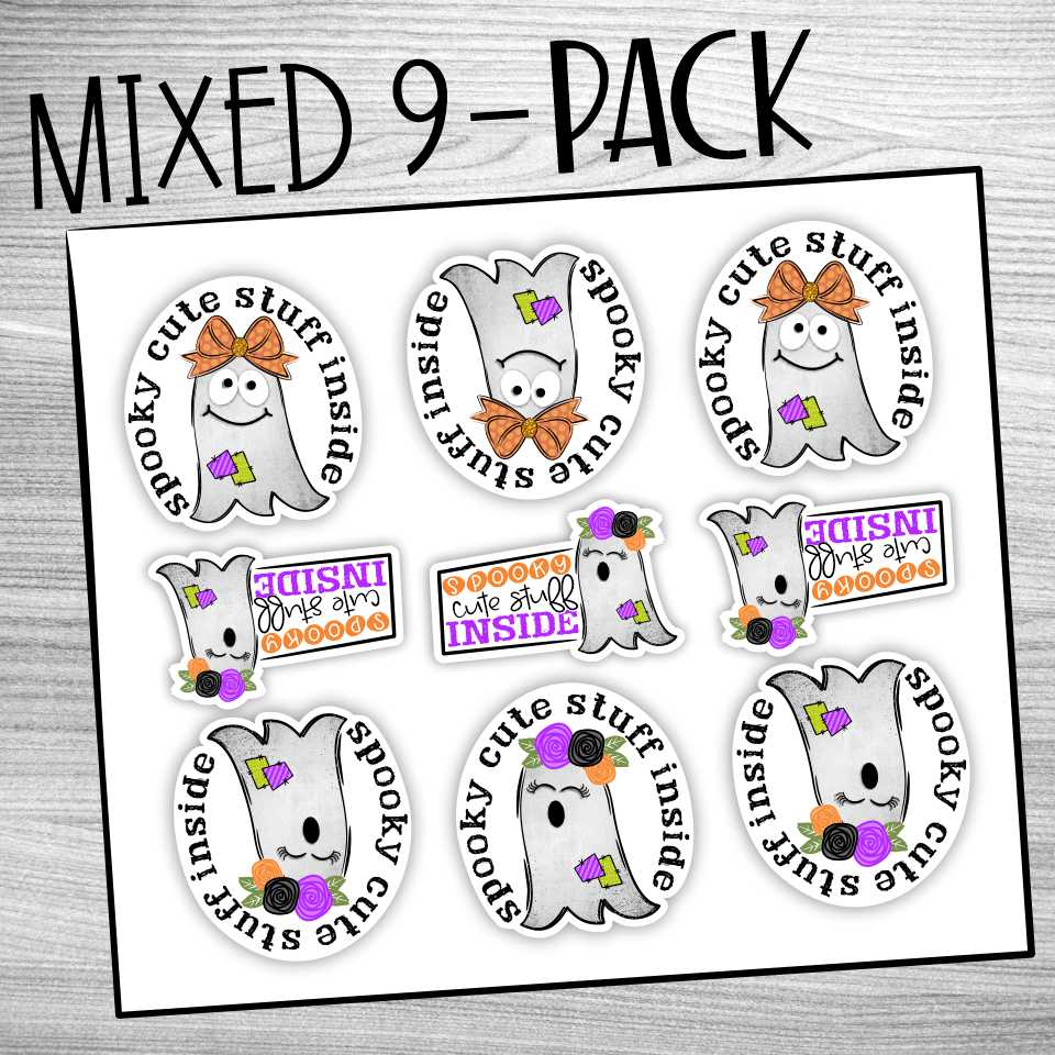 *STICKER SHEET* Spooky cute stuff insider *GHOST* Mixed sheet - Image 2
