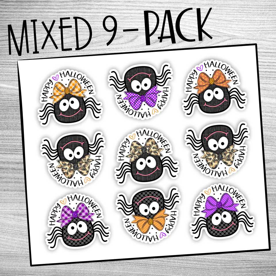 *STICKER SHEET* Happy Halloween *SPIDER* Mixed sheet - Image 2