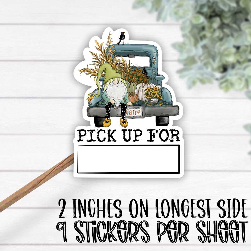 *STICKER SHEET* Pick up for... Fall truck