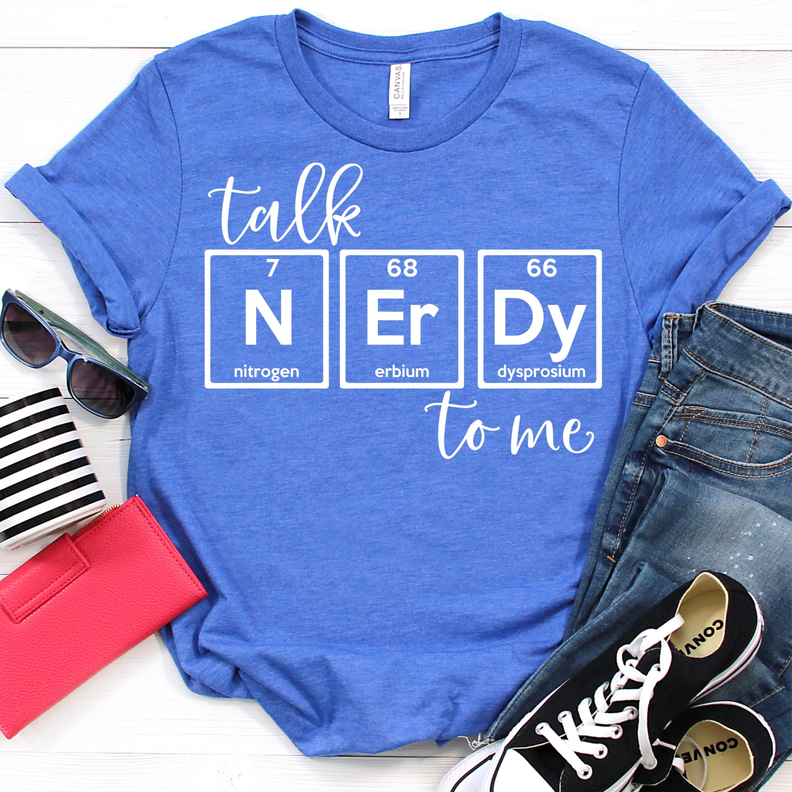 Talk Nerdy To Me ADULT Screen Print Socuteappliques