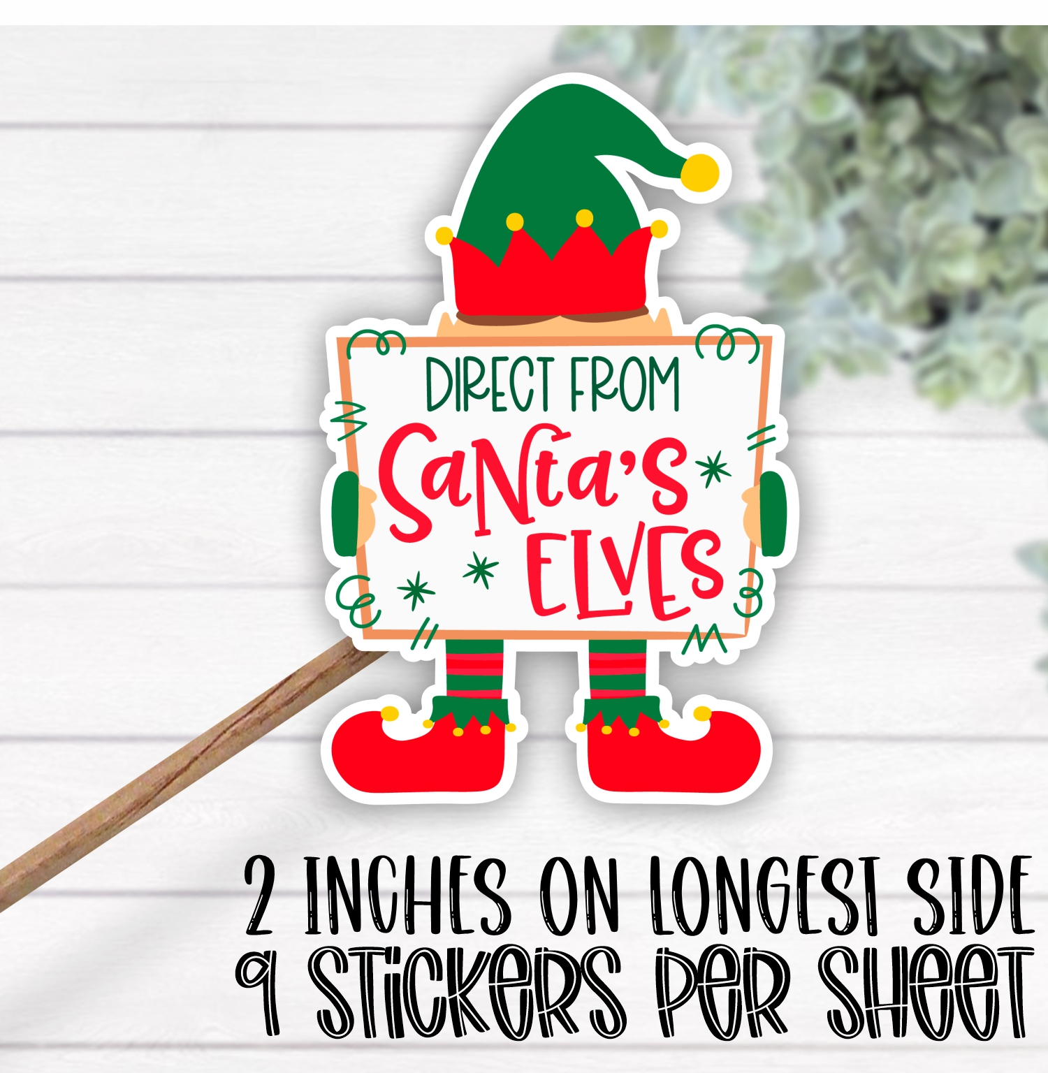 *STICKER SHEET* Direct from santa's elves