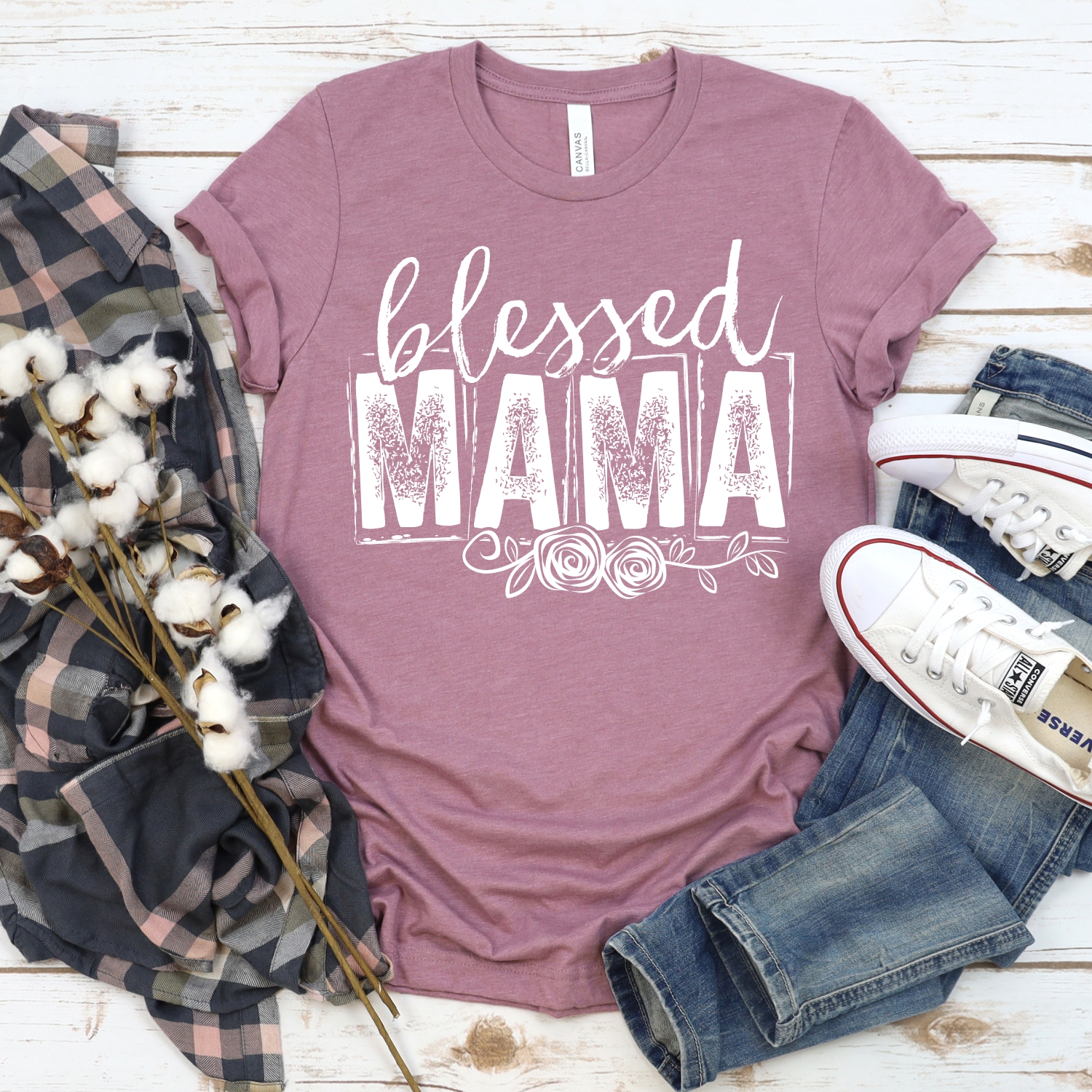 LIMITED EDITION Blessed mama *ADULT* Screen Print – socuteappliques.net