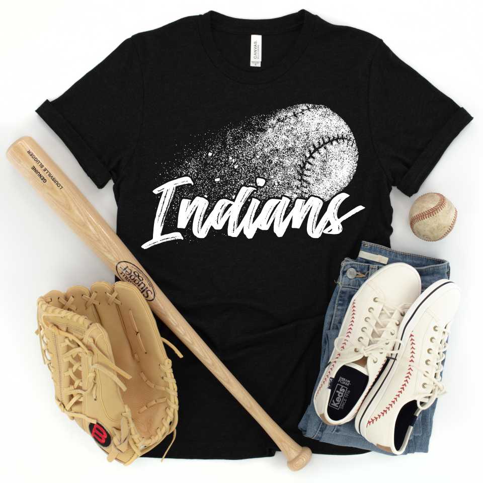 LIMITED EDITION Ball Splatter Indians   *TRANSFER*