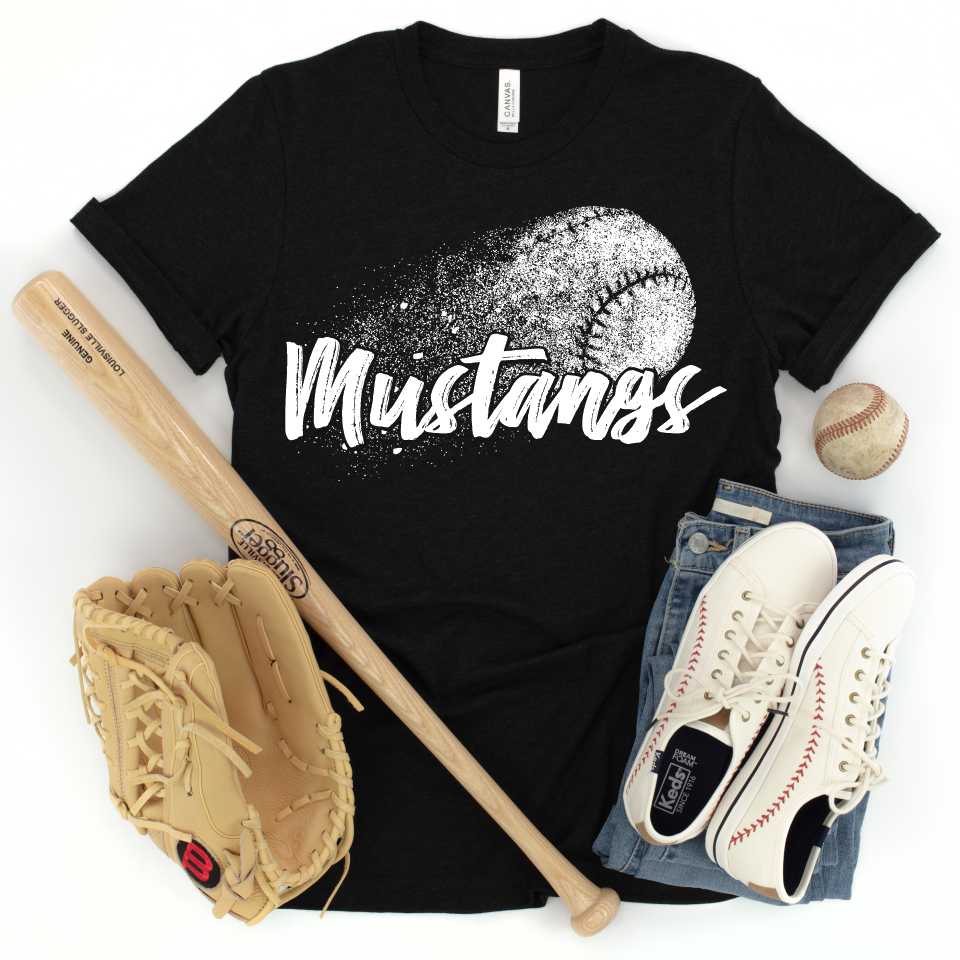 LIMITED EDITION Ball Splatter Mustangs   *TRANSFER*