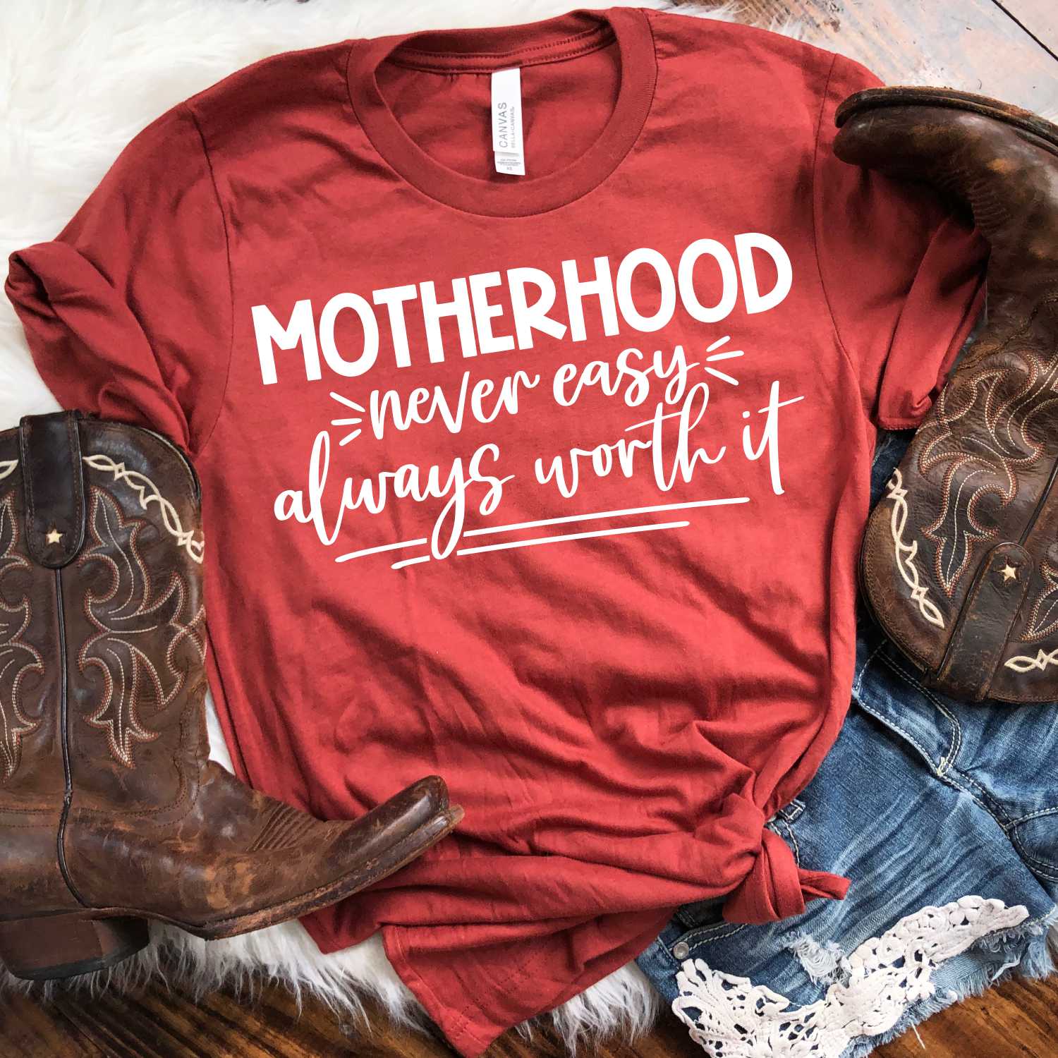 Motherhood never easy always worth it *ADULT* Screen Print