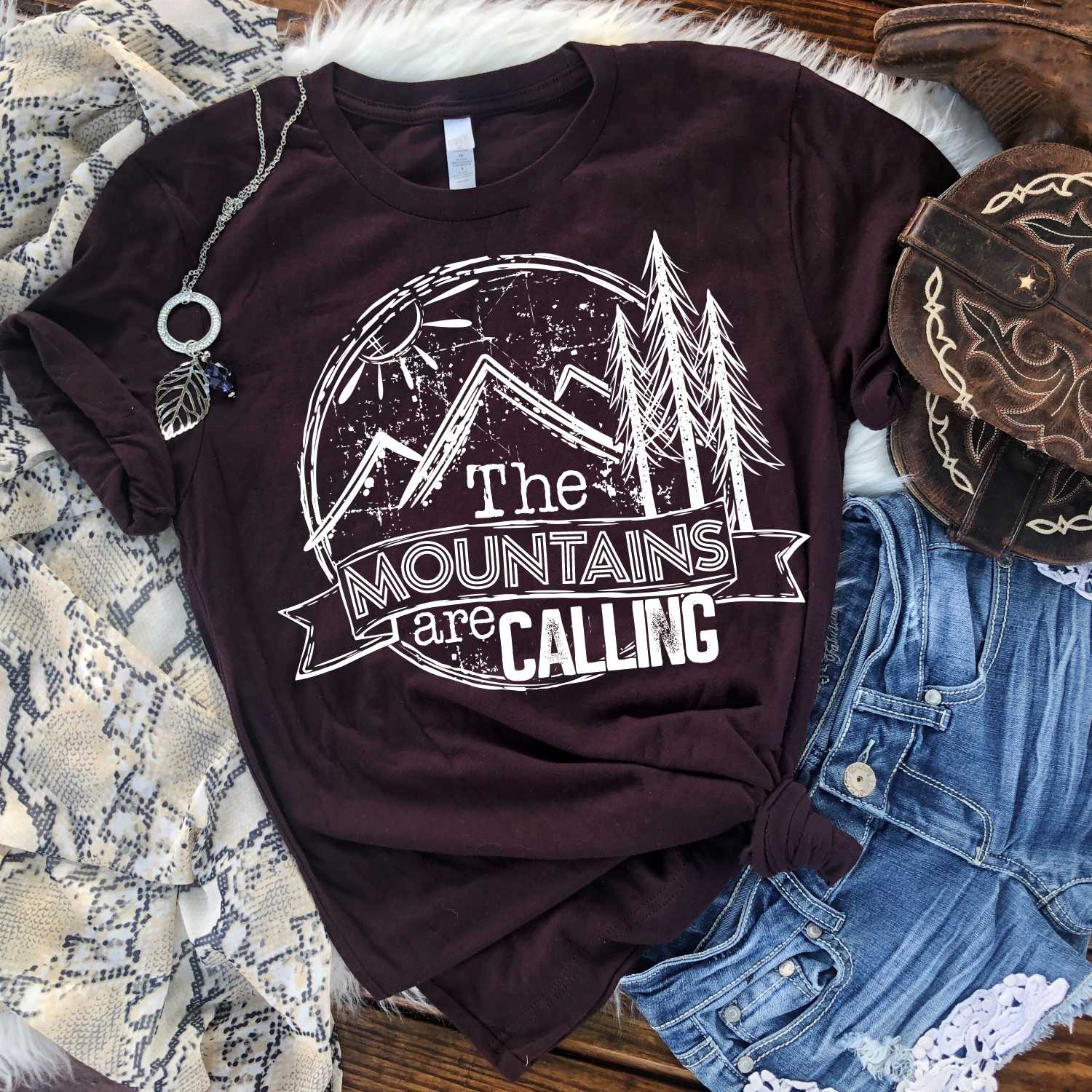 The mountains are calling *ADULT* Screen Print – socuteappliques.net