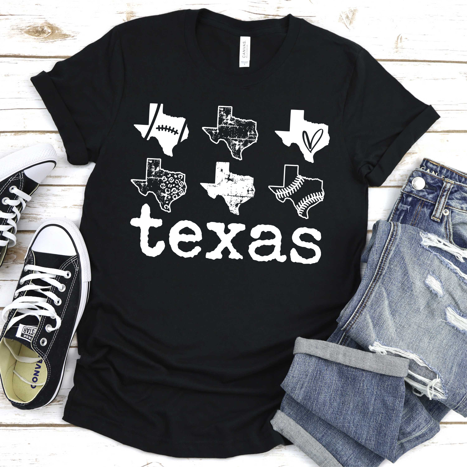 LIMITED EDITION Texas MULTI STATE *ADULT* Screen Print ...