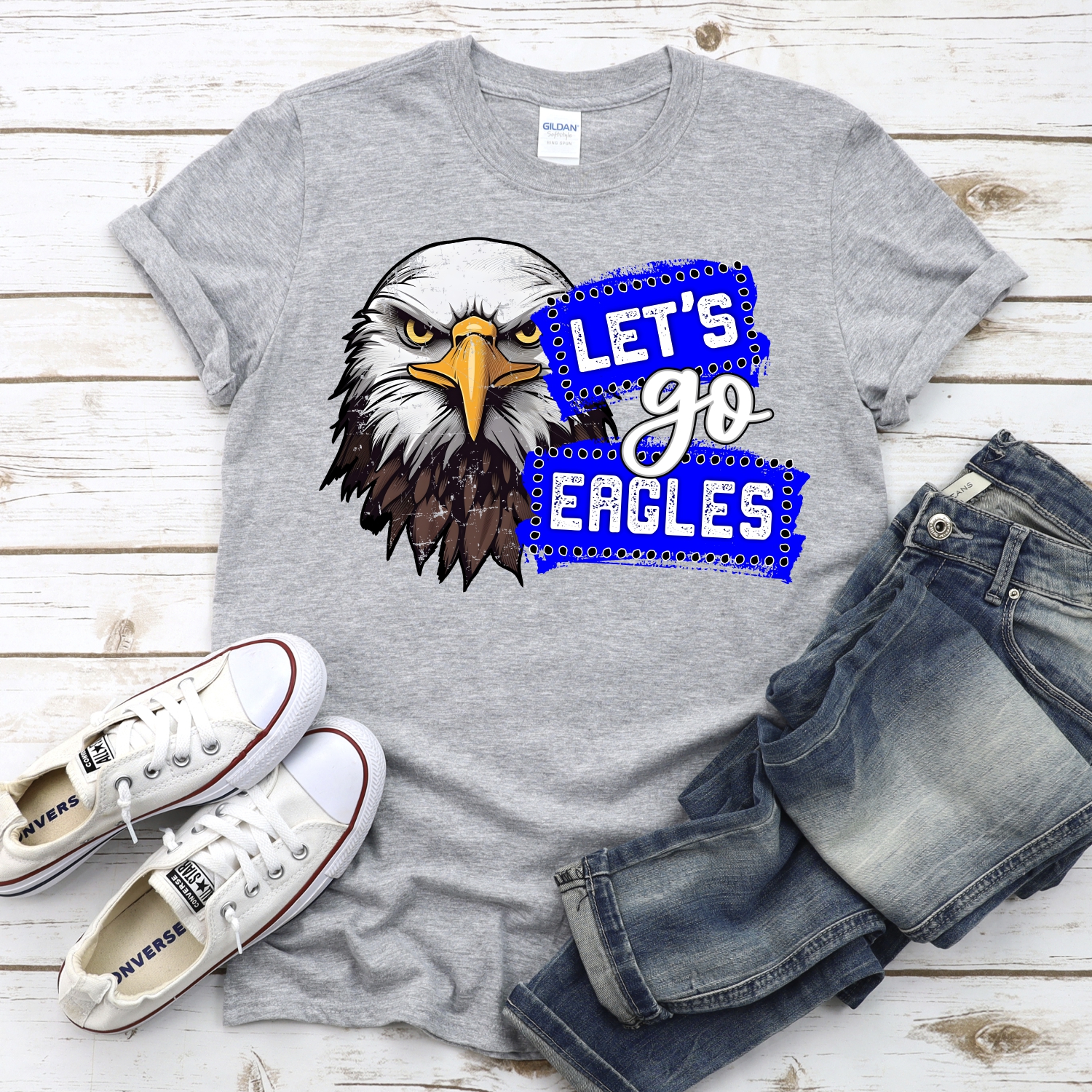 CUSTOM Lets go Eagles banners *DTF* Transfer - Image 2