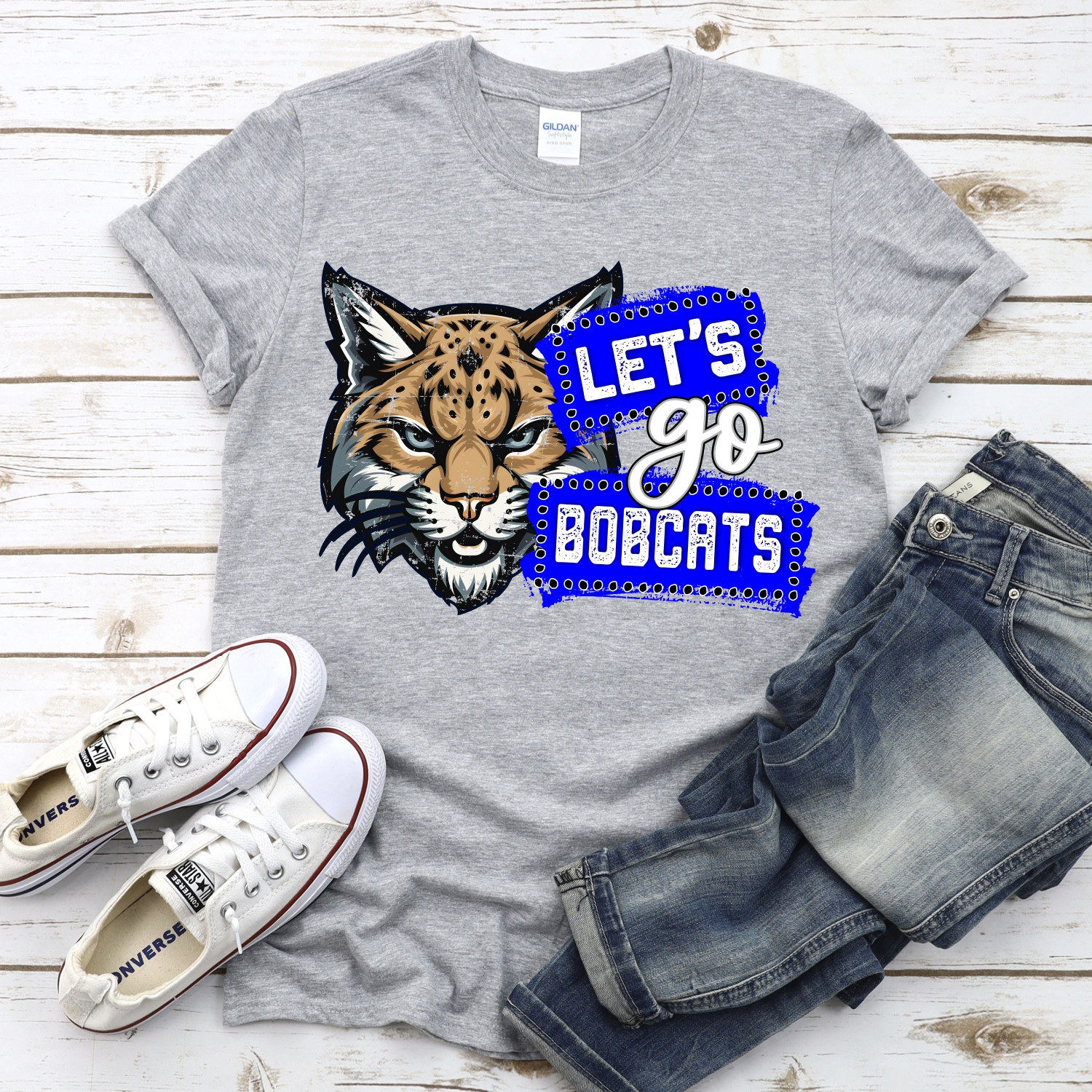 CUSTOM Lets go Bobcats banners *DTF* Transfer - Image 2