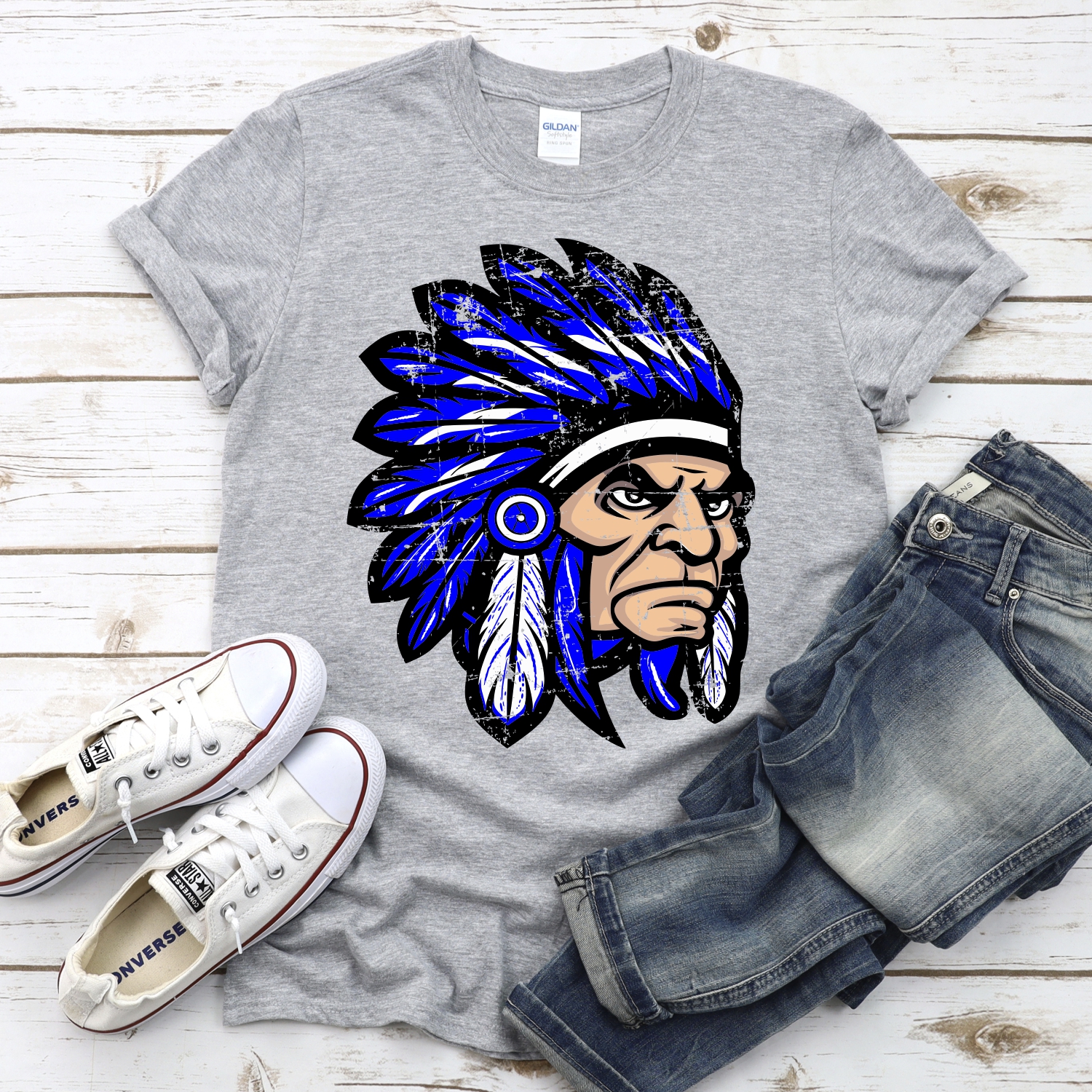CUSTOM Indian Head *DTF* Transfer - Image 2