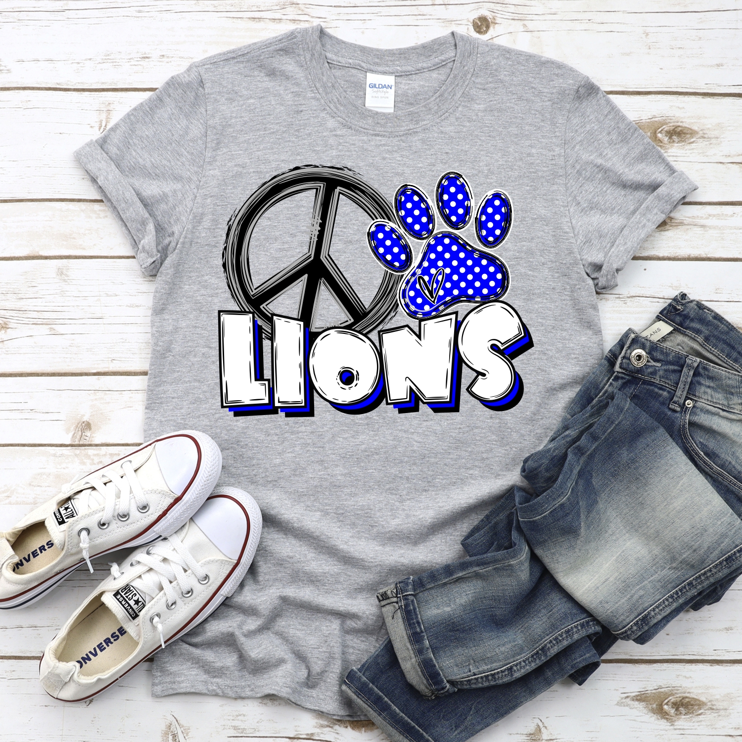 CUSTOM Peace heart Lions *DTF* Transfer - Image 2
