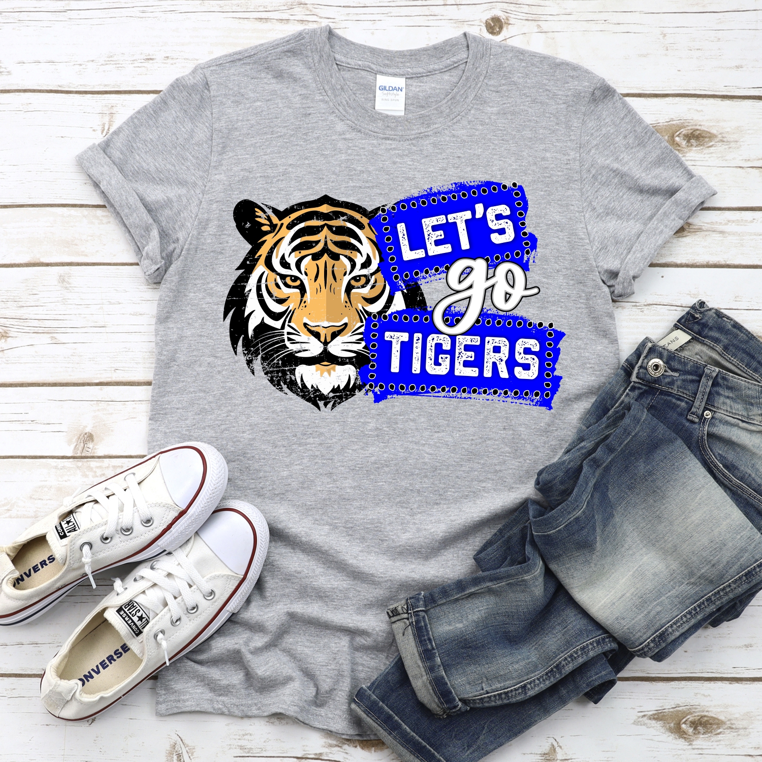 CUSTOM Lets go Tigers banners *DTF* Transfer - Image 2