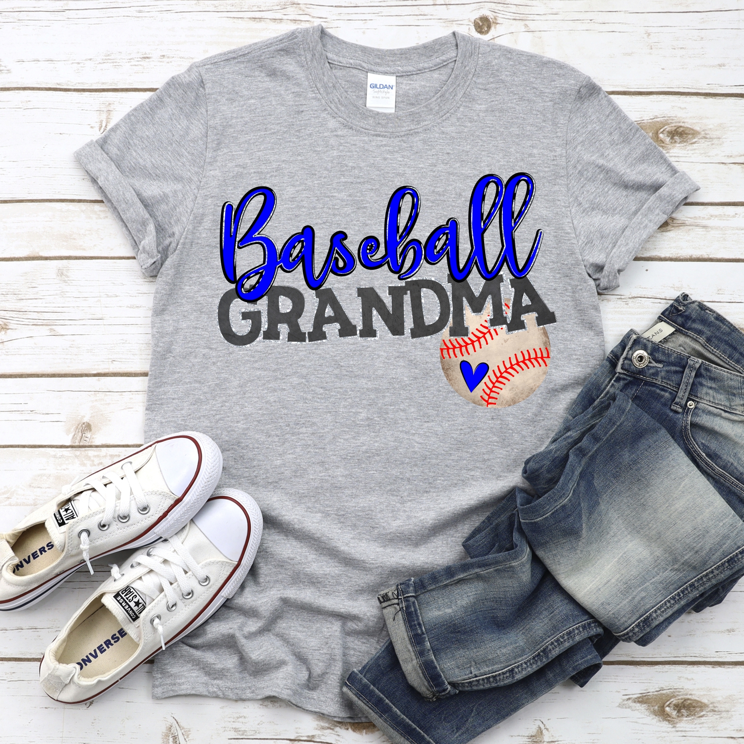 CUSTOM Baseball grandma ball *DTF* Transfer - Image 2