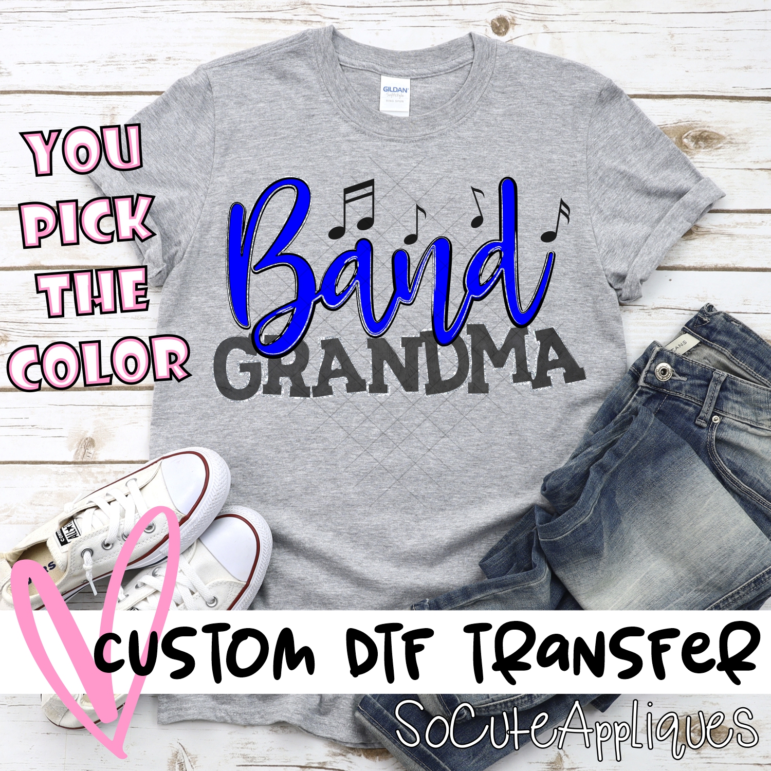 CUSTOM  Band grandma *DTF* Transfer