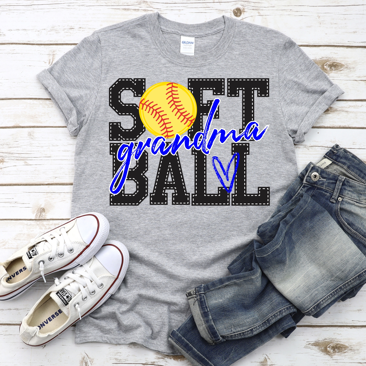 CUSTOM Softball grandma *DTF* Transfer - Image 2