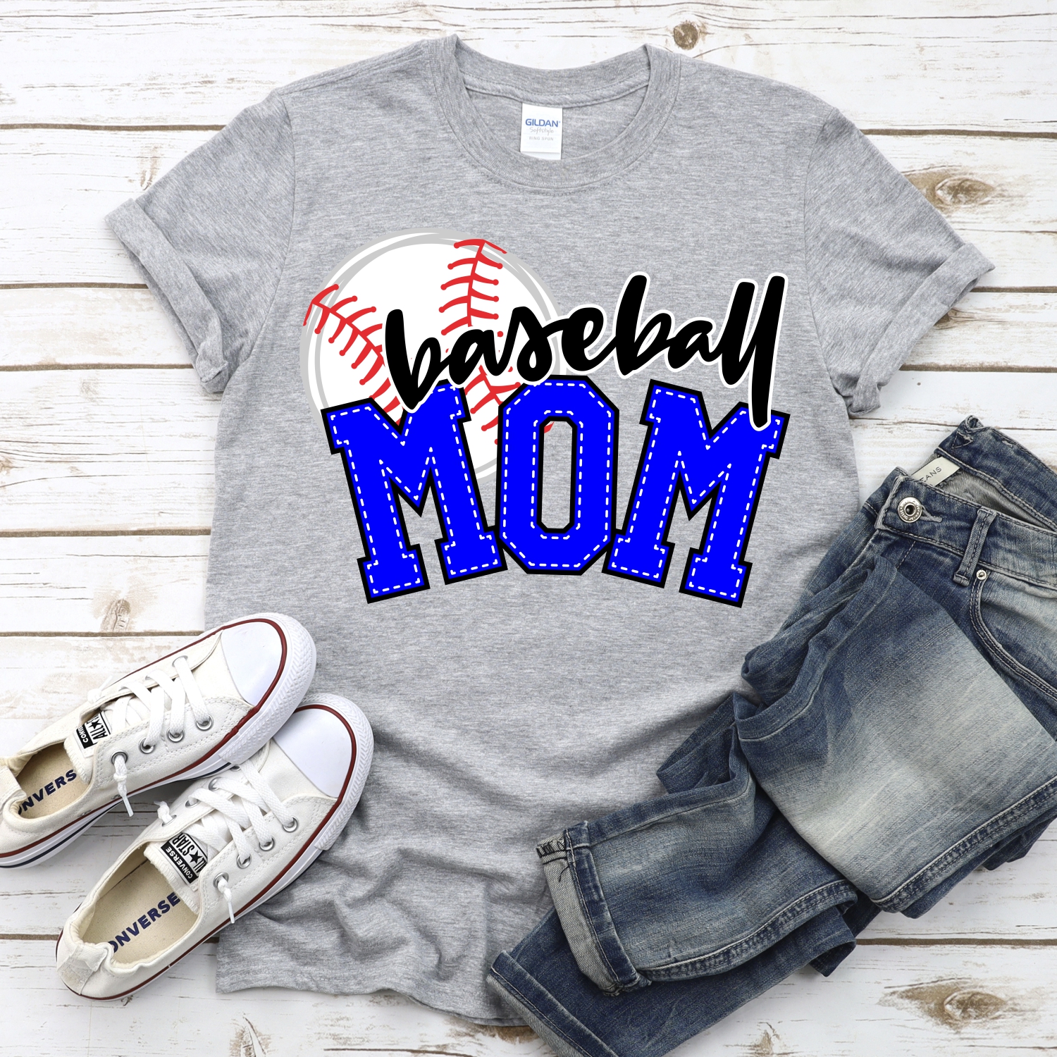 CUSTOM Baseball mom ball *DTF* Transfer - Image 2