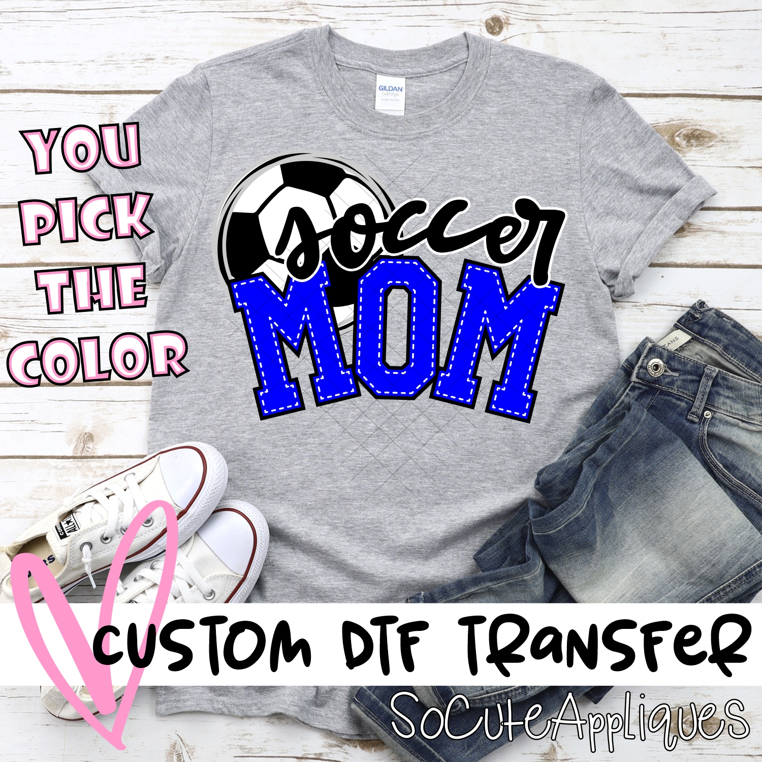 CUSTOM  Soccer mom ball  *DTF* Transfer
