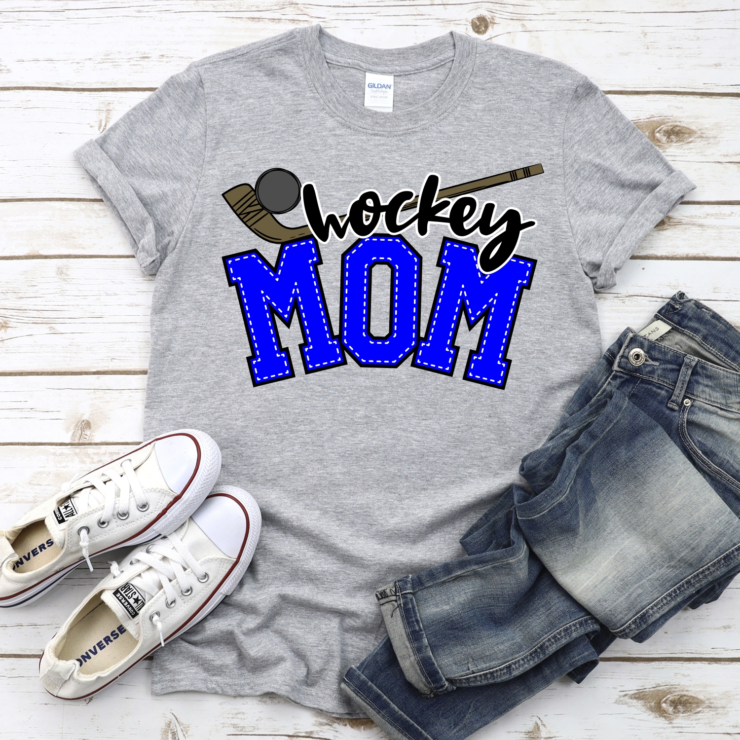 CUSTOM Hockey mom ball *DTF* Transfer - Image 2