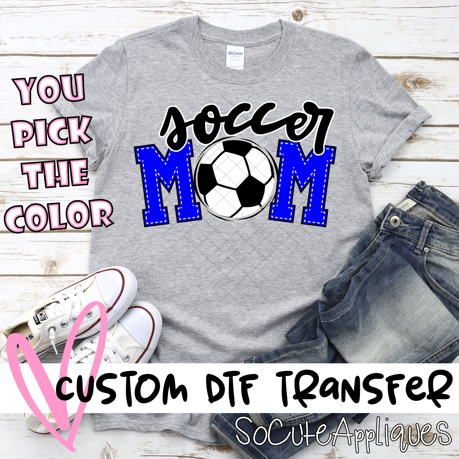 CUSTOM  Soccer mom ball O  *DTF* Transfer