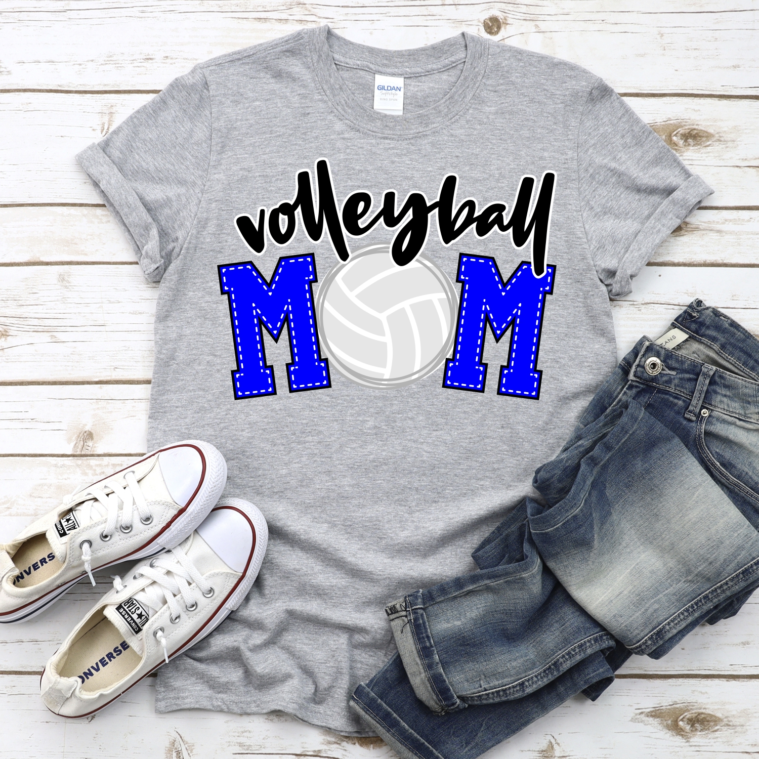 CUSTOM Volleyball mom ball O *DTF* Transfer - Image 2