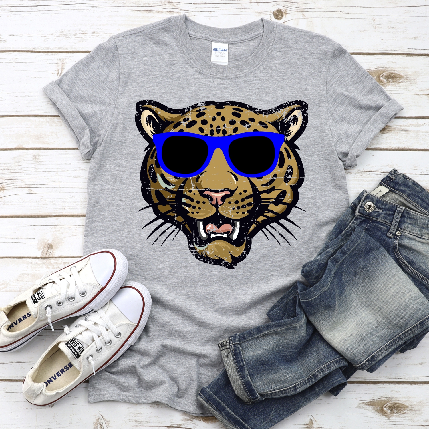 CUSTOM Jaguar head with sunglasses *DTF* Transfer - Image 2