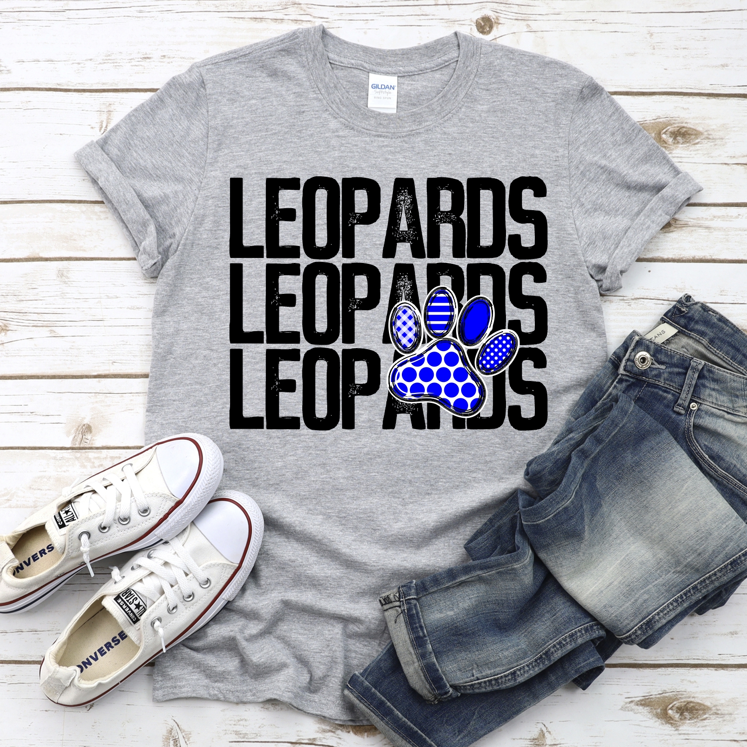 CUSTOM Leopards stacked with heart *DTF* Transfer - Image 2