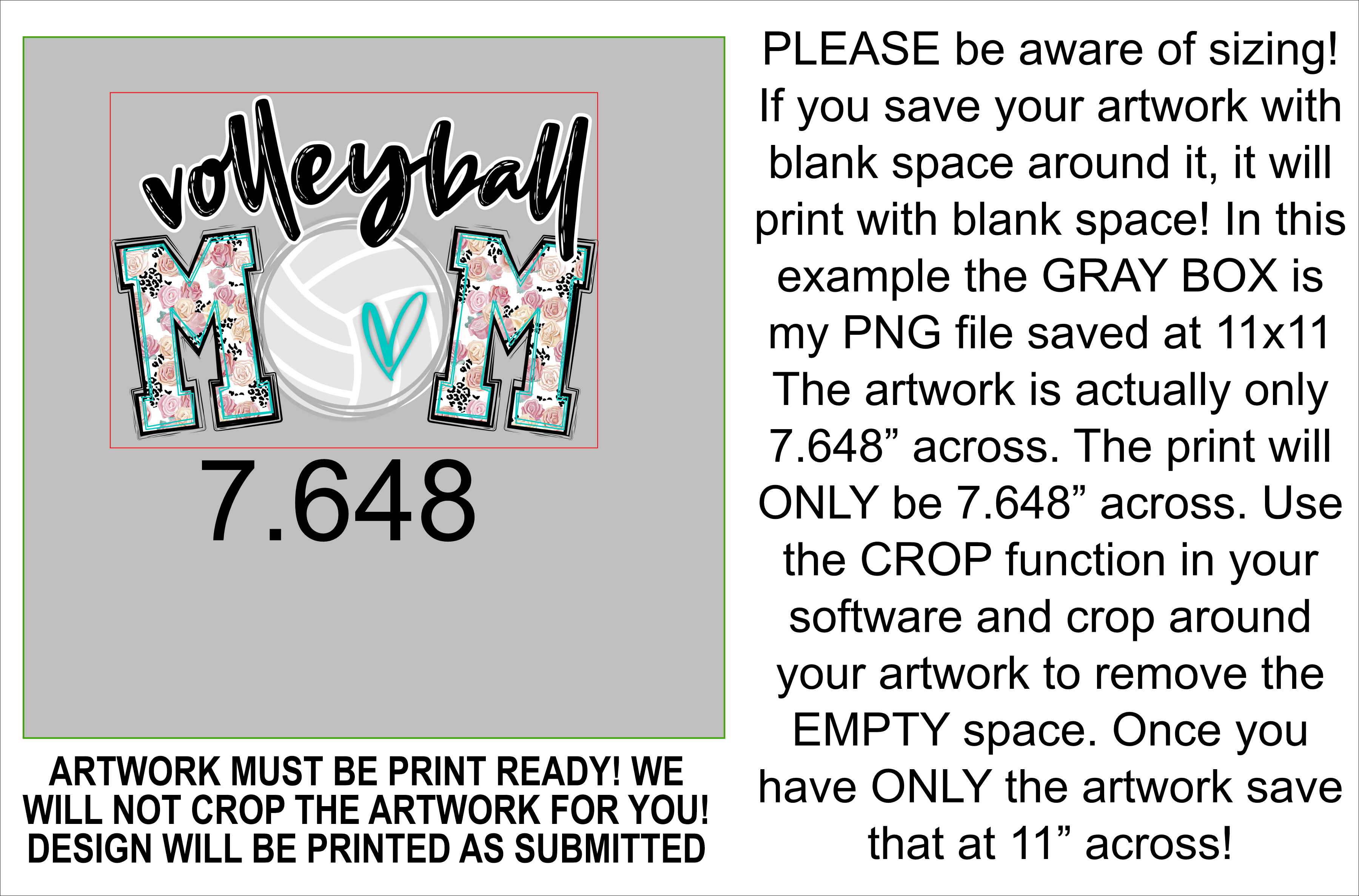 CUSTOM printing for SINGLE *DTF* Transfers -MUST BE PRINT READY- - Image 3