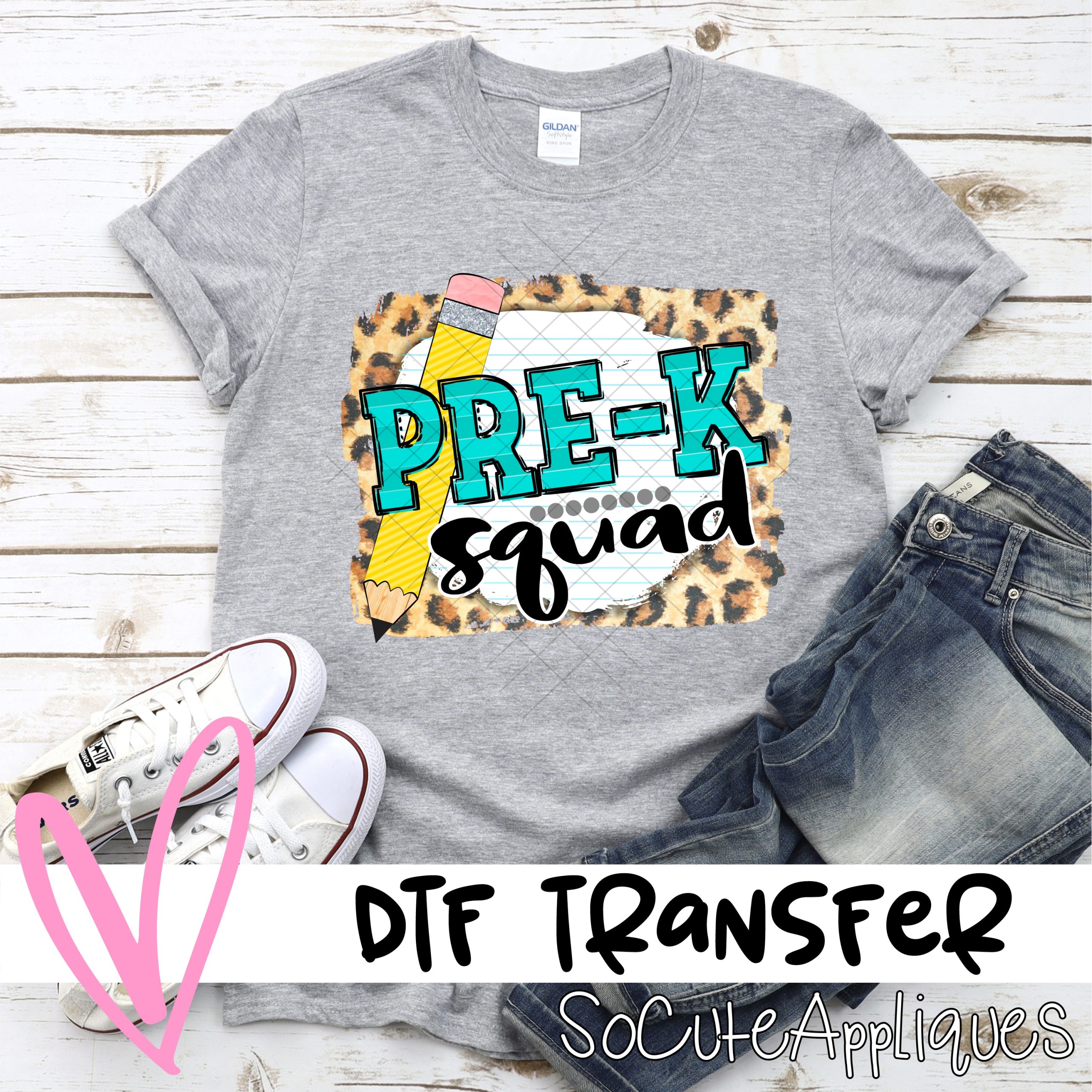 PreK squad on leopard *DTF* Transfer